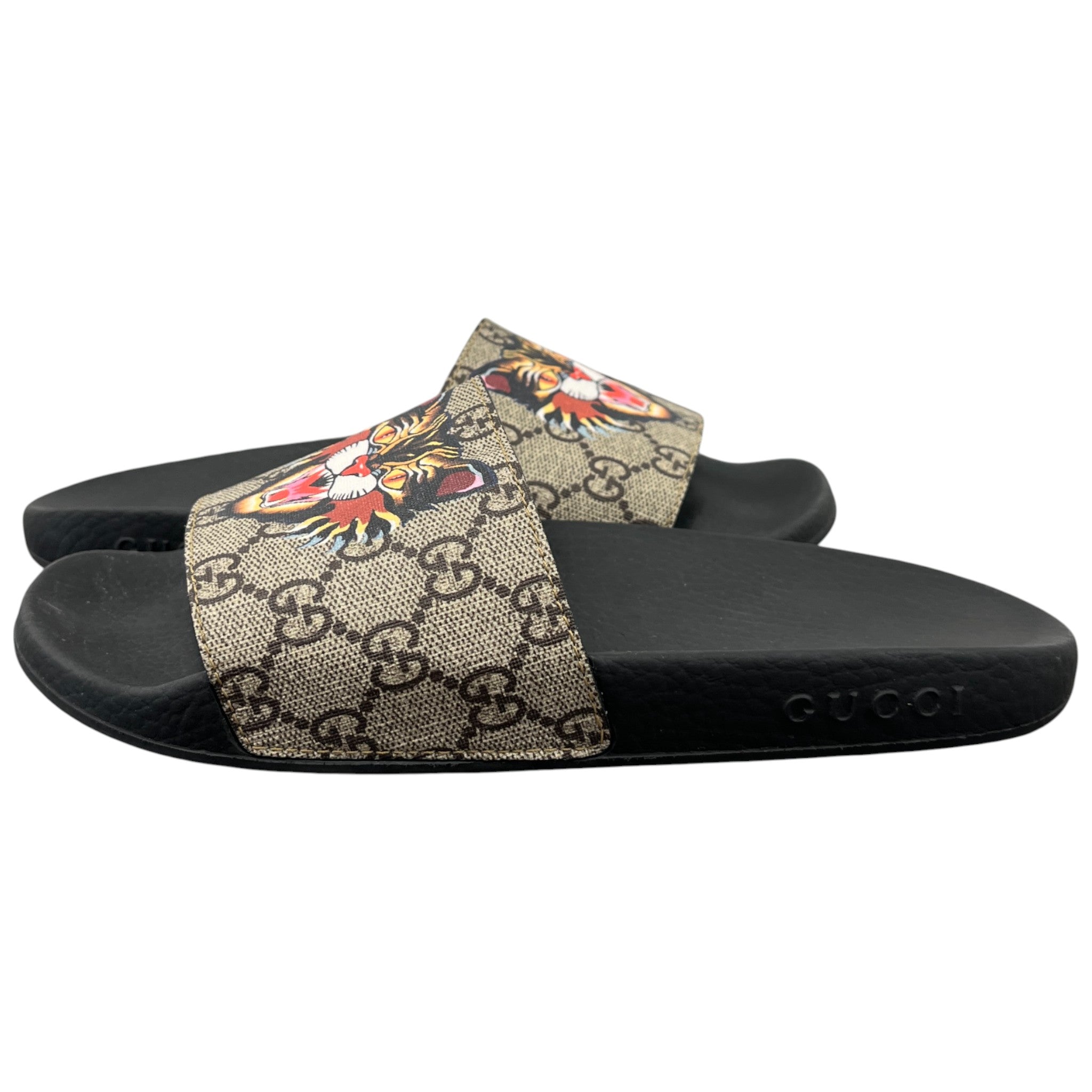 Women's Persuit Angry Cat Slides Black Size EU 38 / UK 5