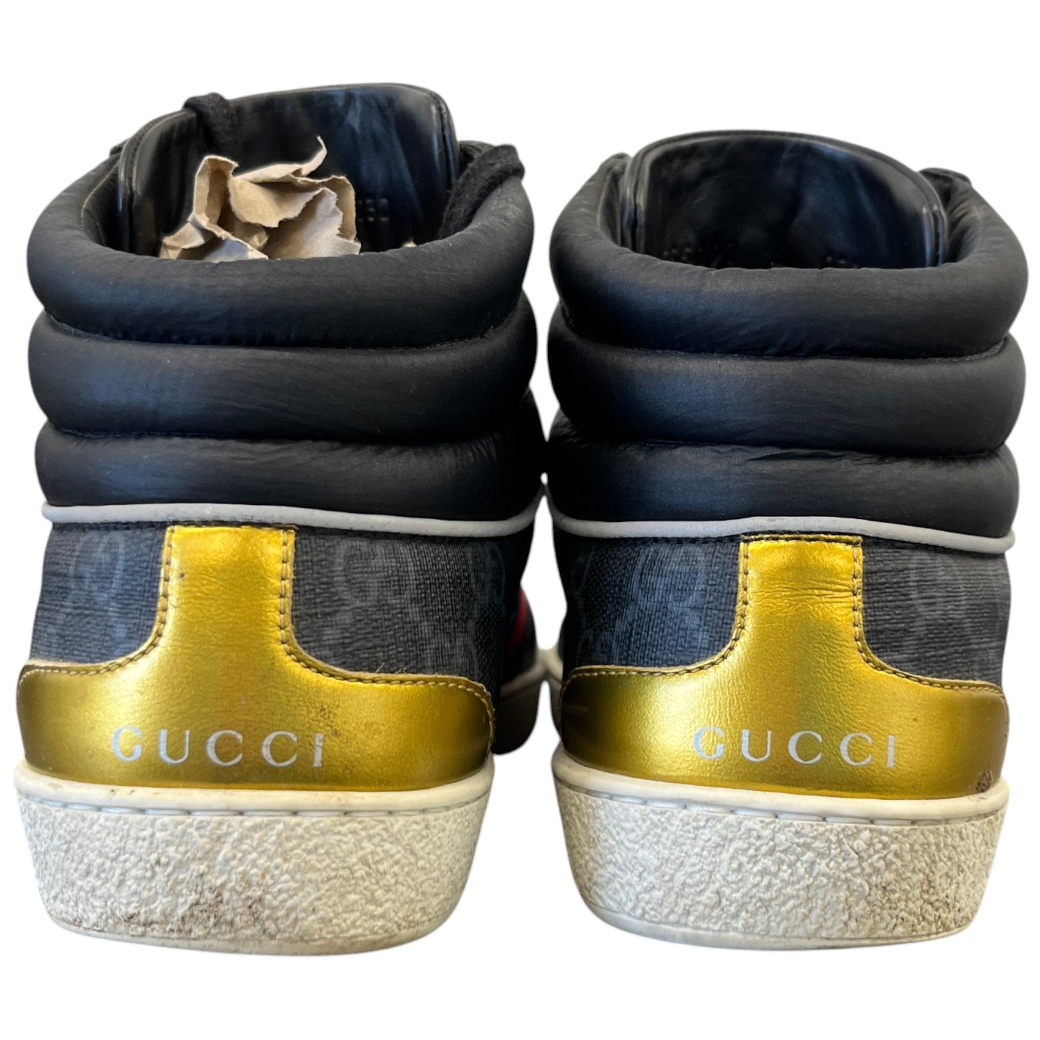 Men's Gg Supreme Ace High Trainers Black Size EU 40 / UK 6
