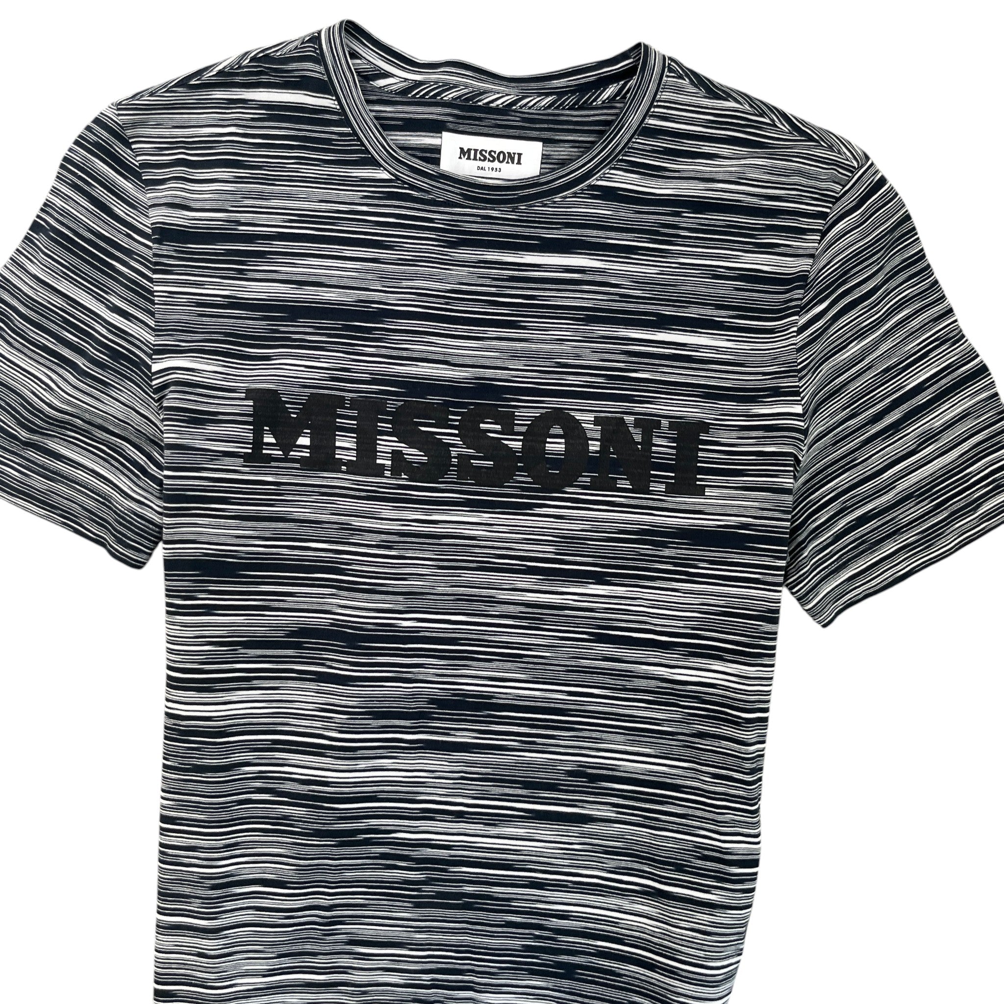 Men's Logo Print T-Shirt Black Size XS