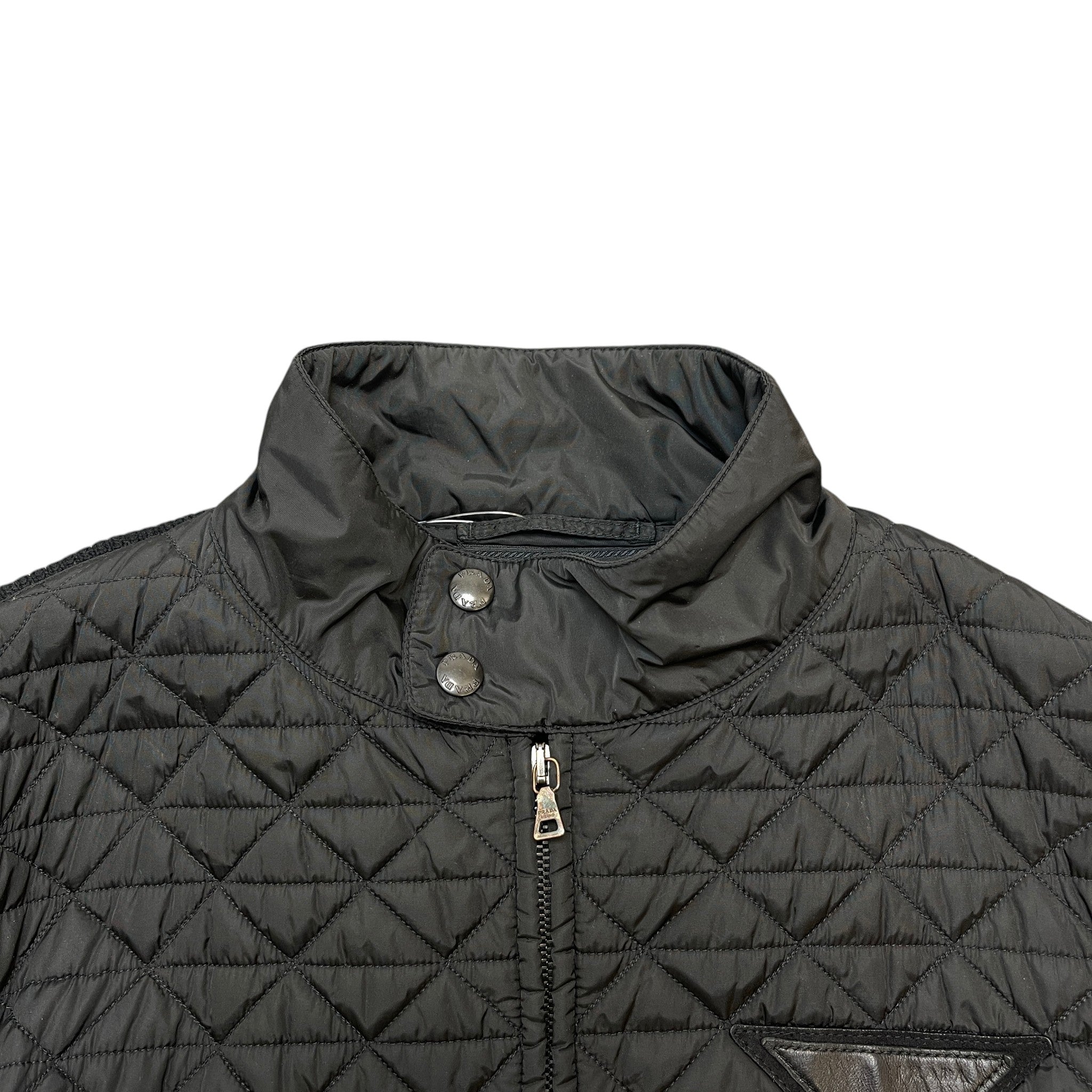 Men's Triangle Logo Jacket Black Size IT 50 / L