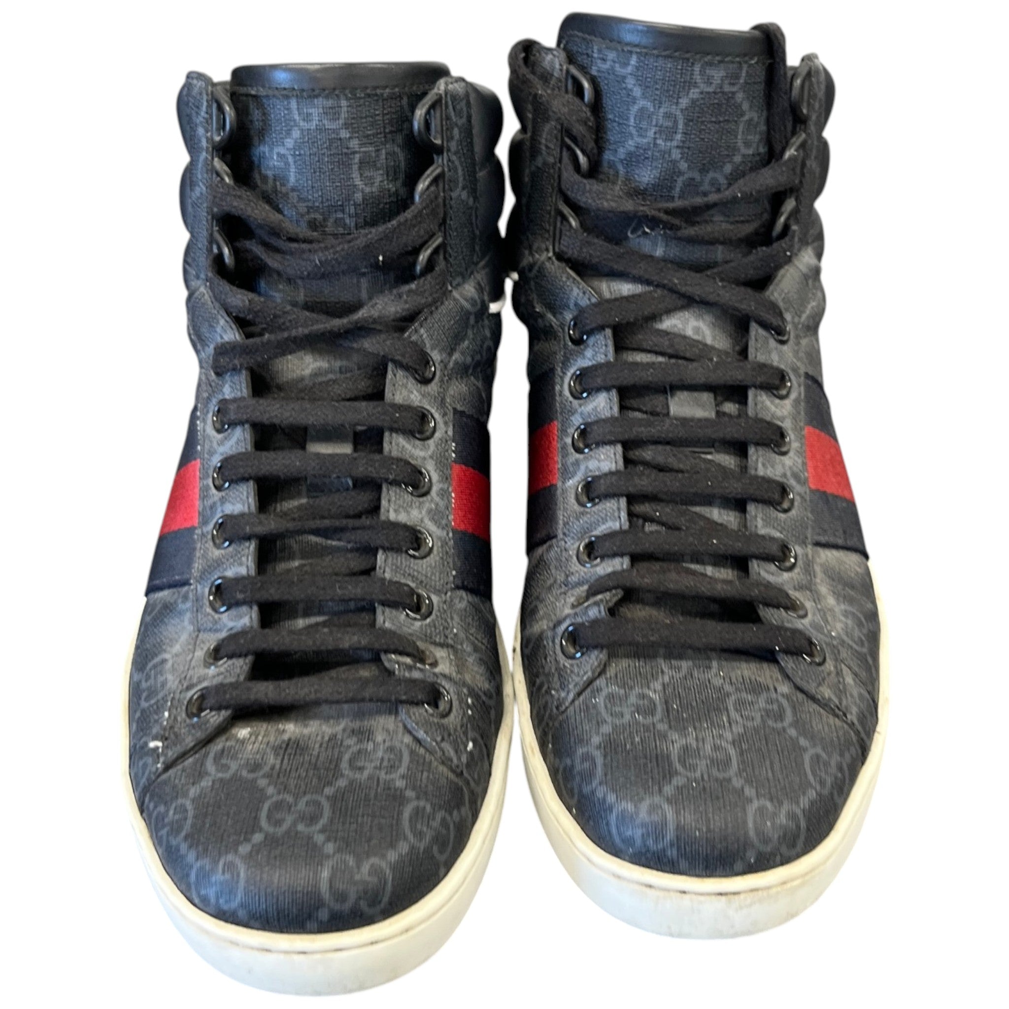 Men's Gg Supreme Ace High Trainers Black Size EU 40 / UK 6