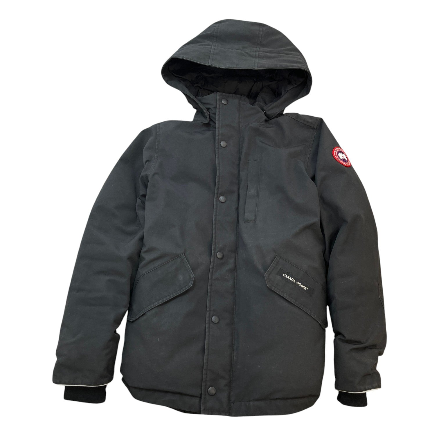 Men's Youth Logan Parka Down Jacket Black Size L