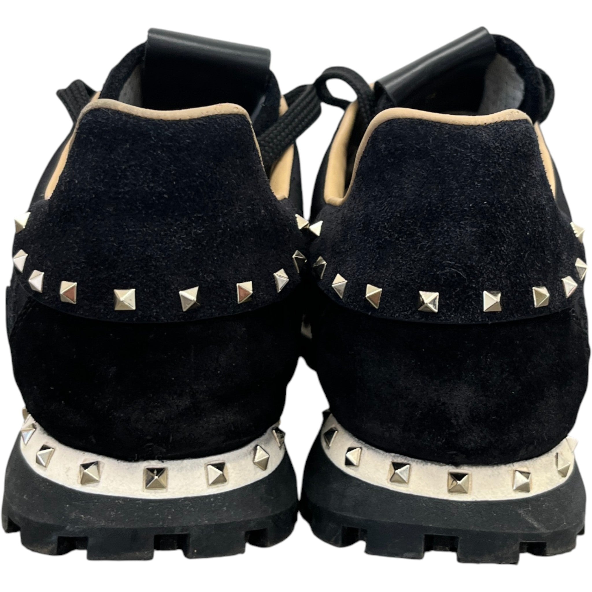 Men's Rockstud Camouflage Low Trainers Black Size EU 41 / UK 7