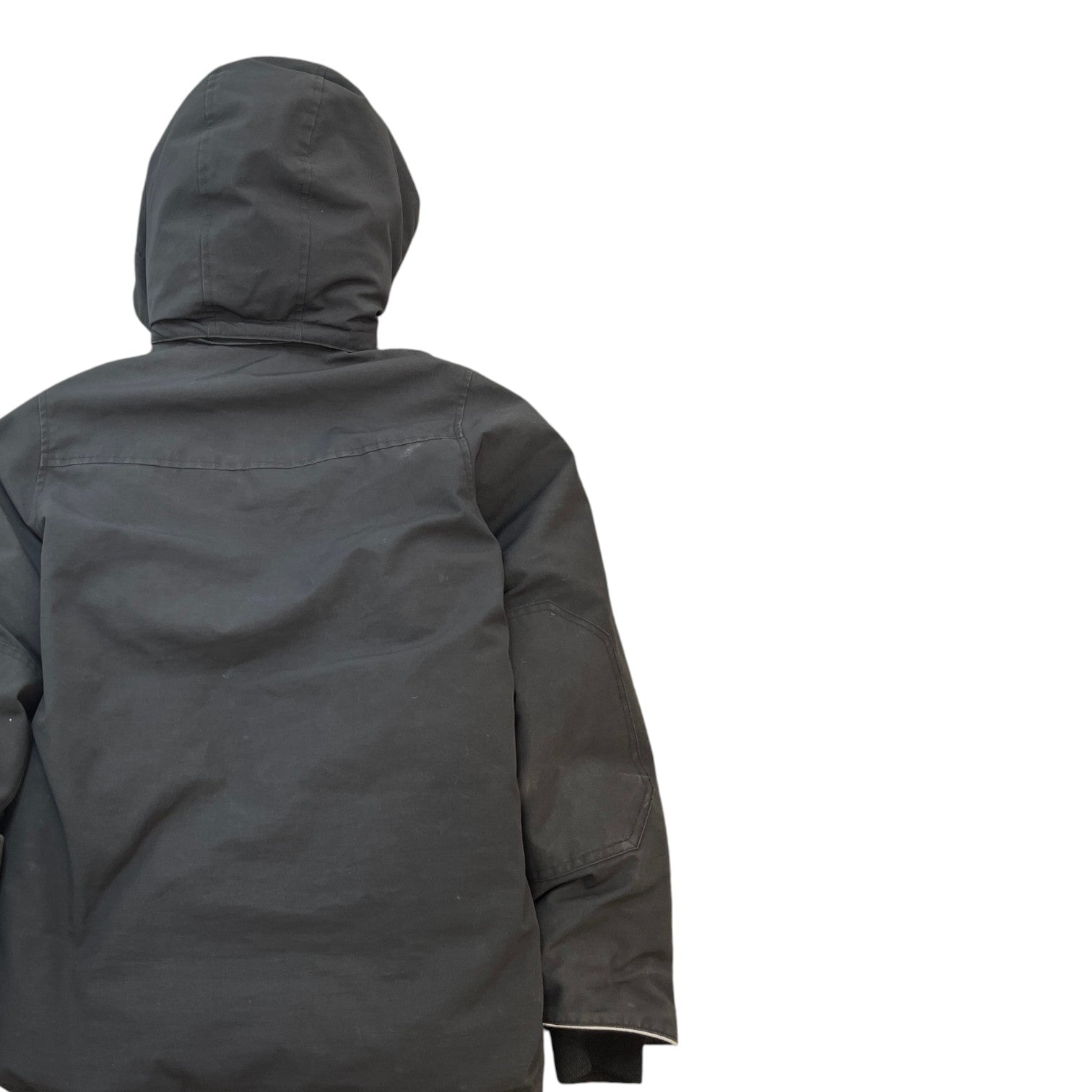 Men's Youth Logan Parka Down Jacket Black Size L
