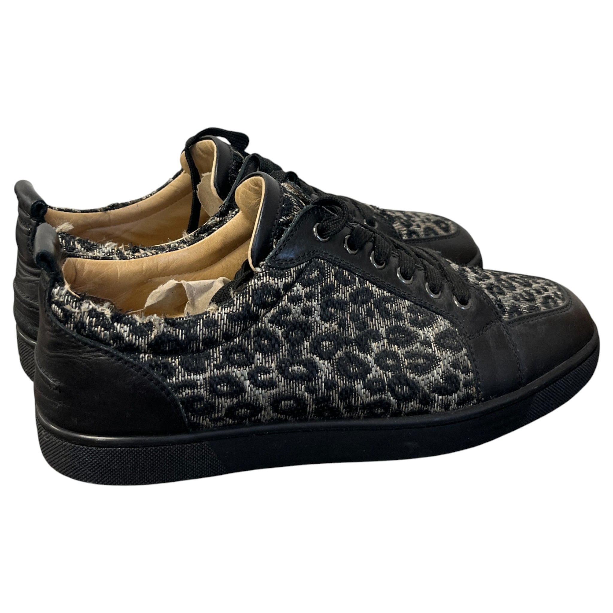 Men's Louis Junior Orlato Low Trainers Black Size EU 43 / UK 9