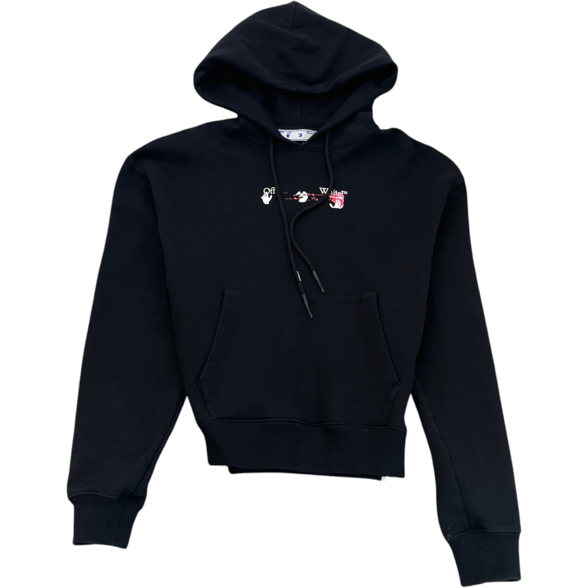 Men's Arrow Logo Hoodie Black Size S