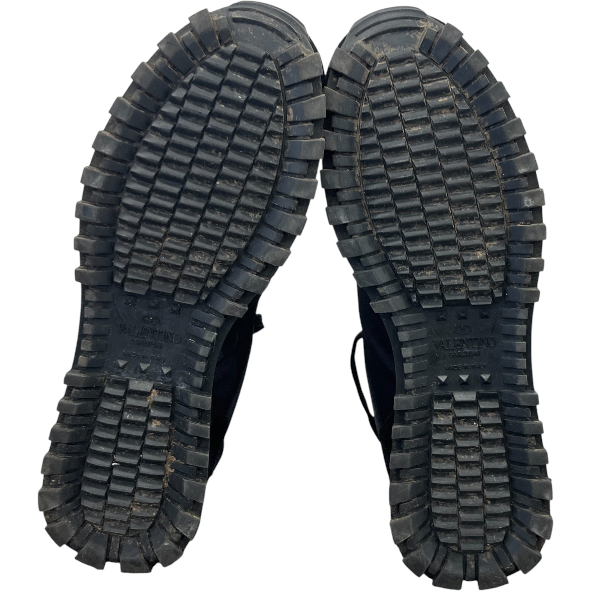 Men's Rockstud Camouflage Low Trainers Black Size EU 41 / UK 7