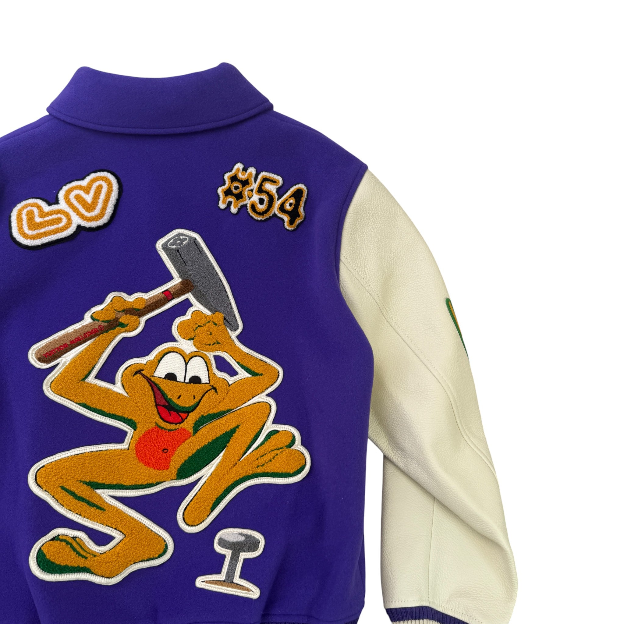 Men's X Virgil Abloh Varsity Jacket Purple Size IT 52 / XL