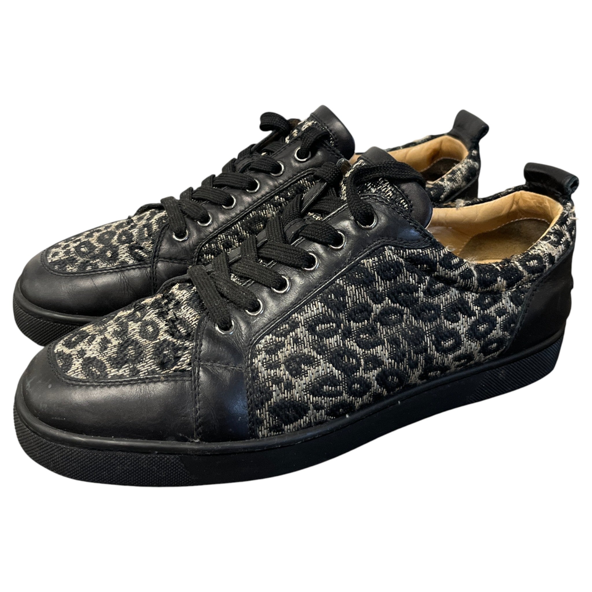 Men's Louis Junior Orlato Low Trainers Black Size EU 43 / UK 9