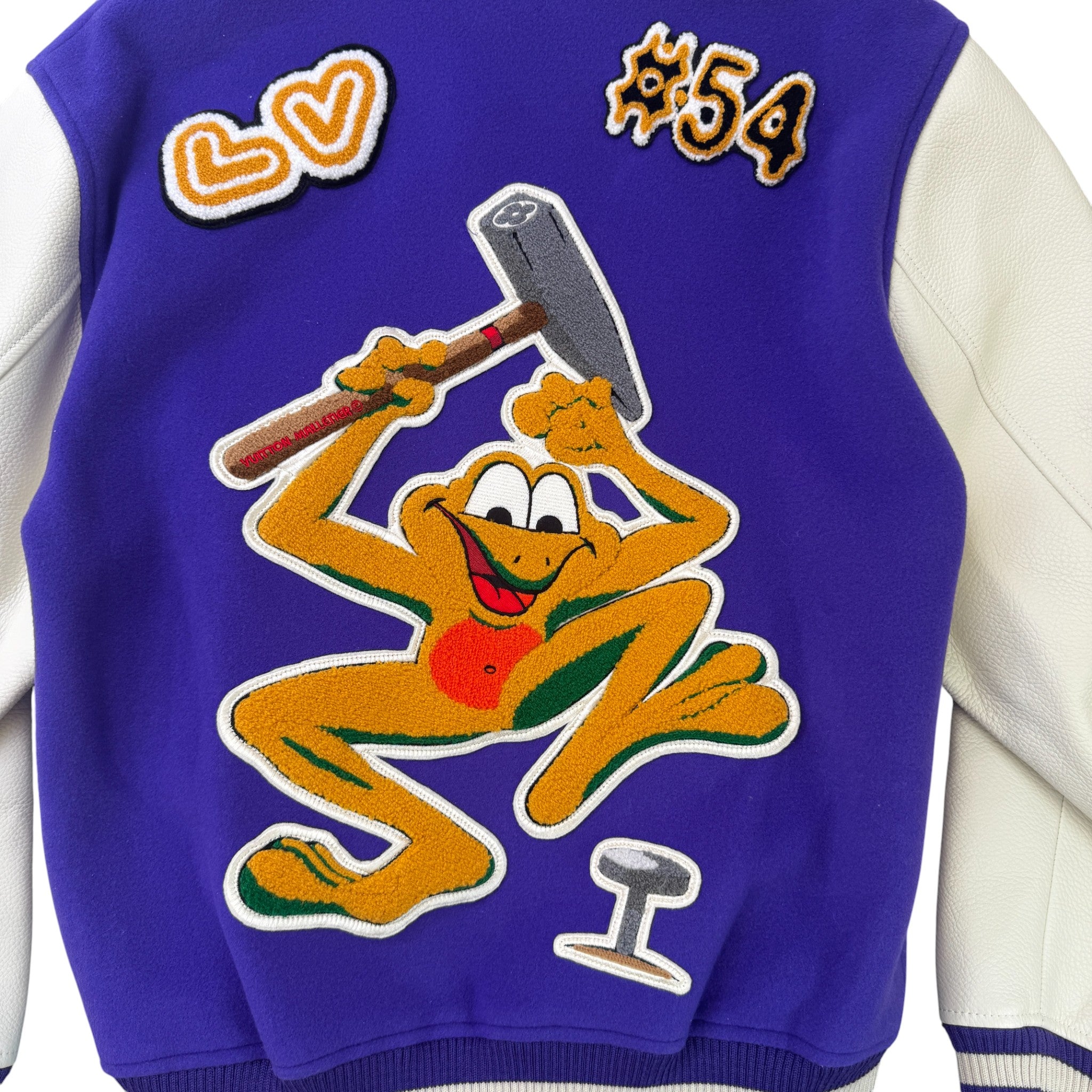 Men's X Virgil Abloh Varsity Jacket Purple Size IT 52 / XL