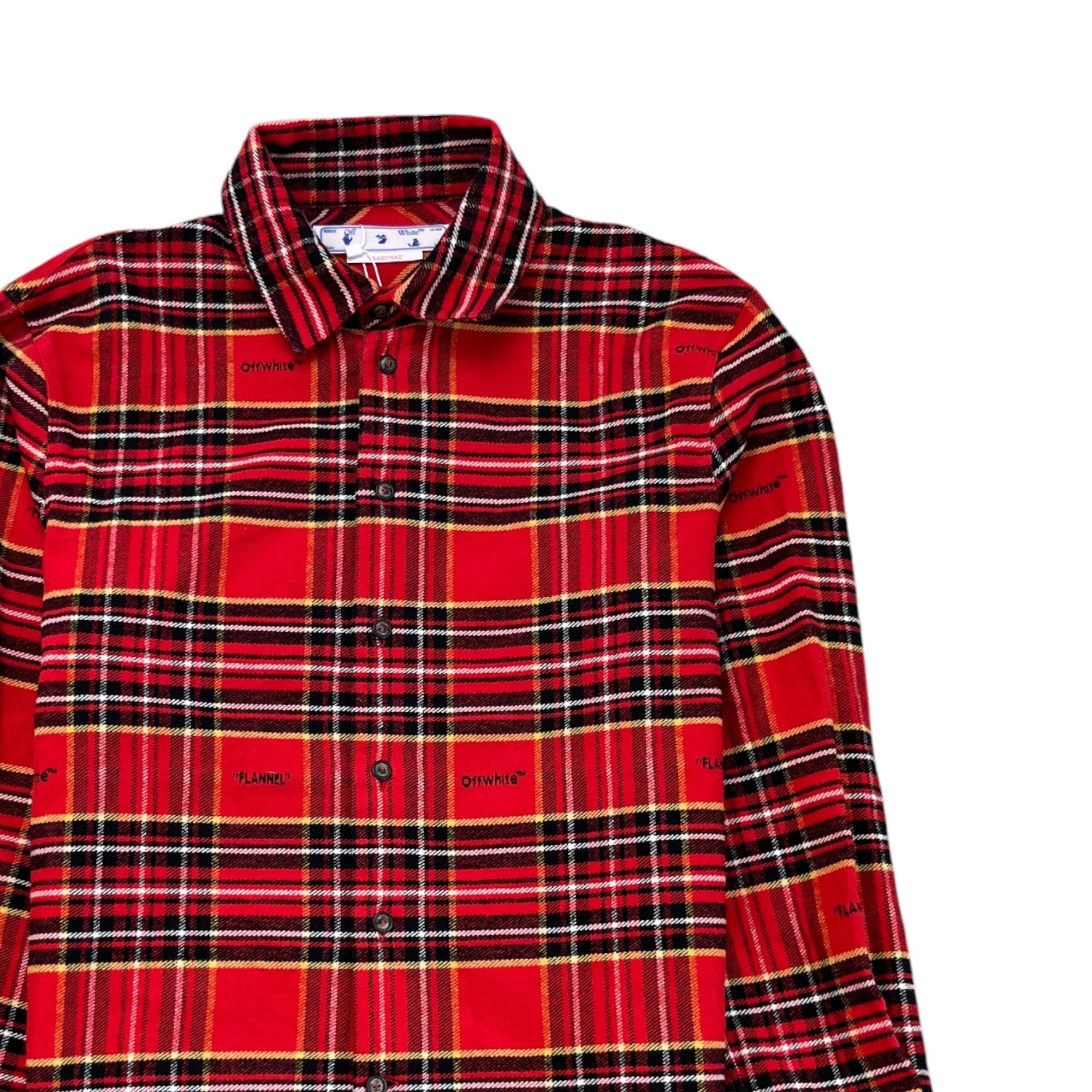 Men's Skate Tartan OverShirt Red Size M