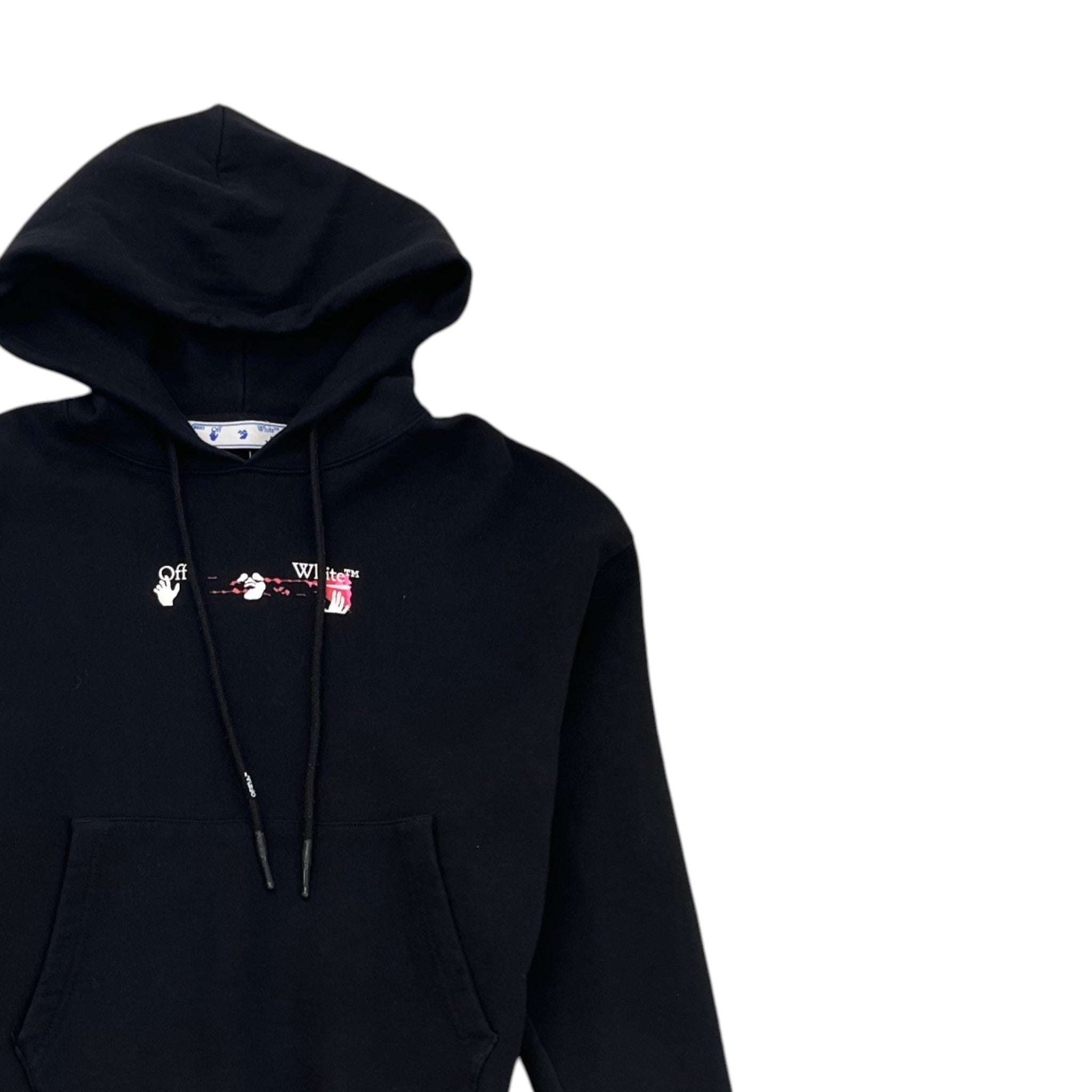 Men's Arrow Logo Hoodie Black Size S