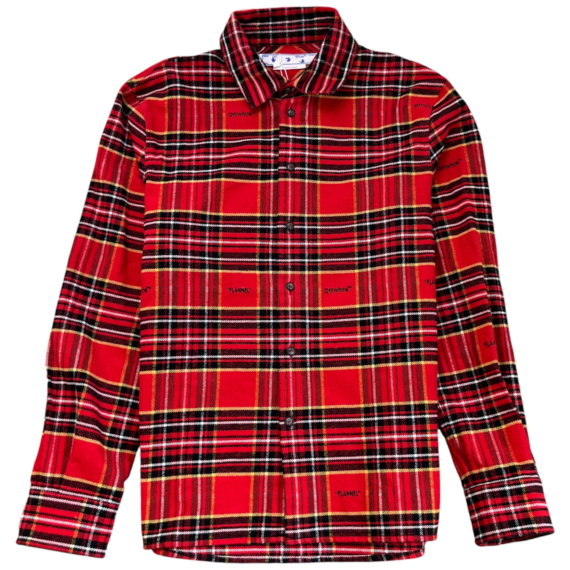 Men's Skate Tartan OverShirt Red Size M