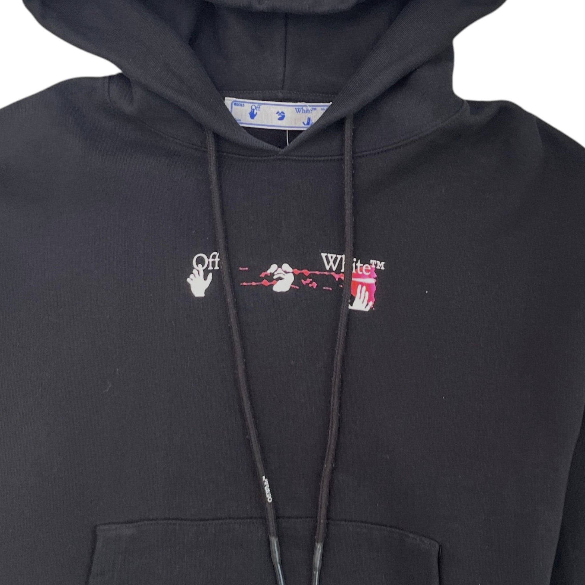 Men's Arrow Logo Hoodie Black Size S