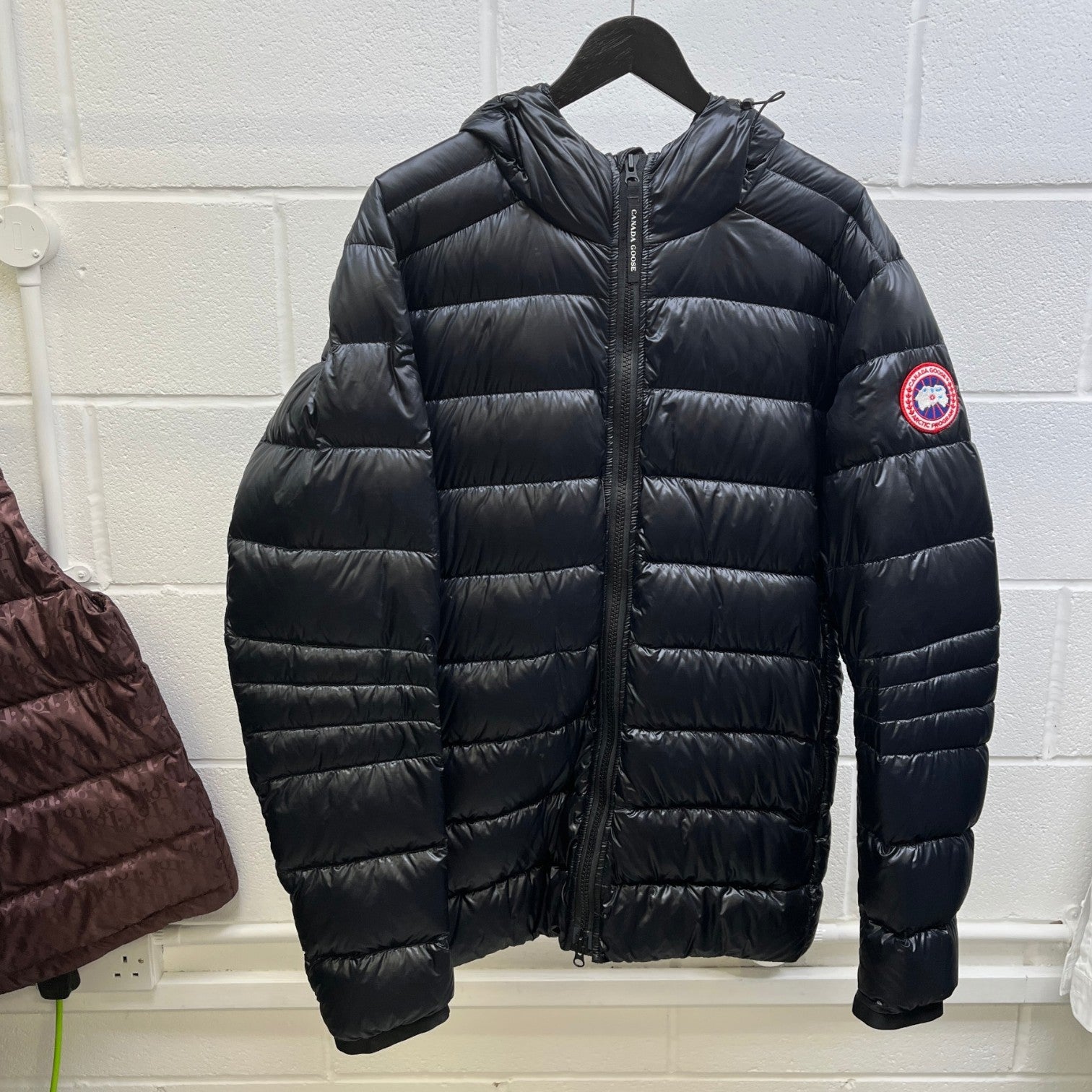 Men's Entretien Contenu Down Jacket Black Size XXL