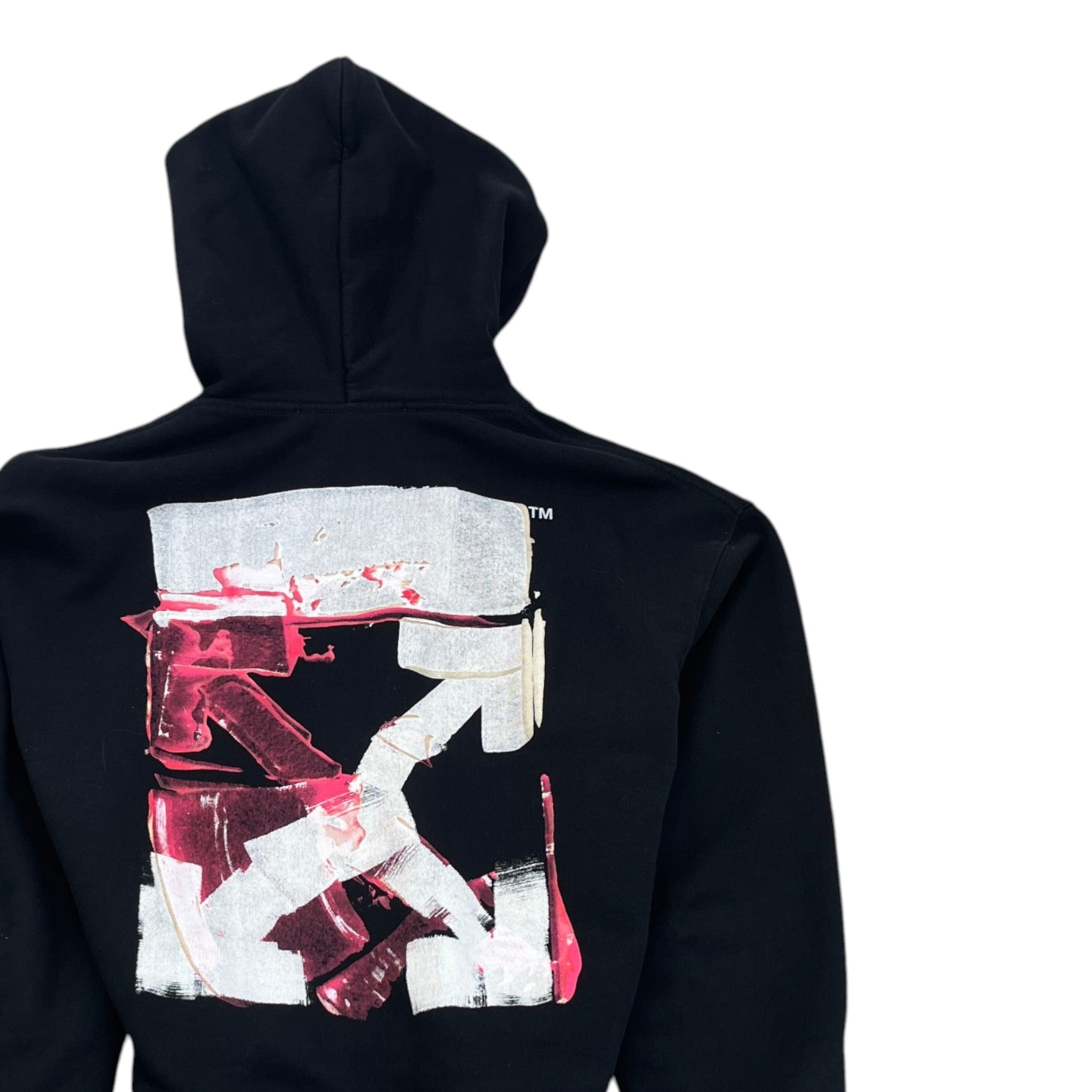 Men's Arrow Logo Hoodie Black Size S