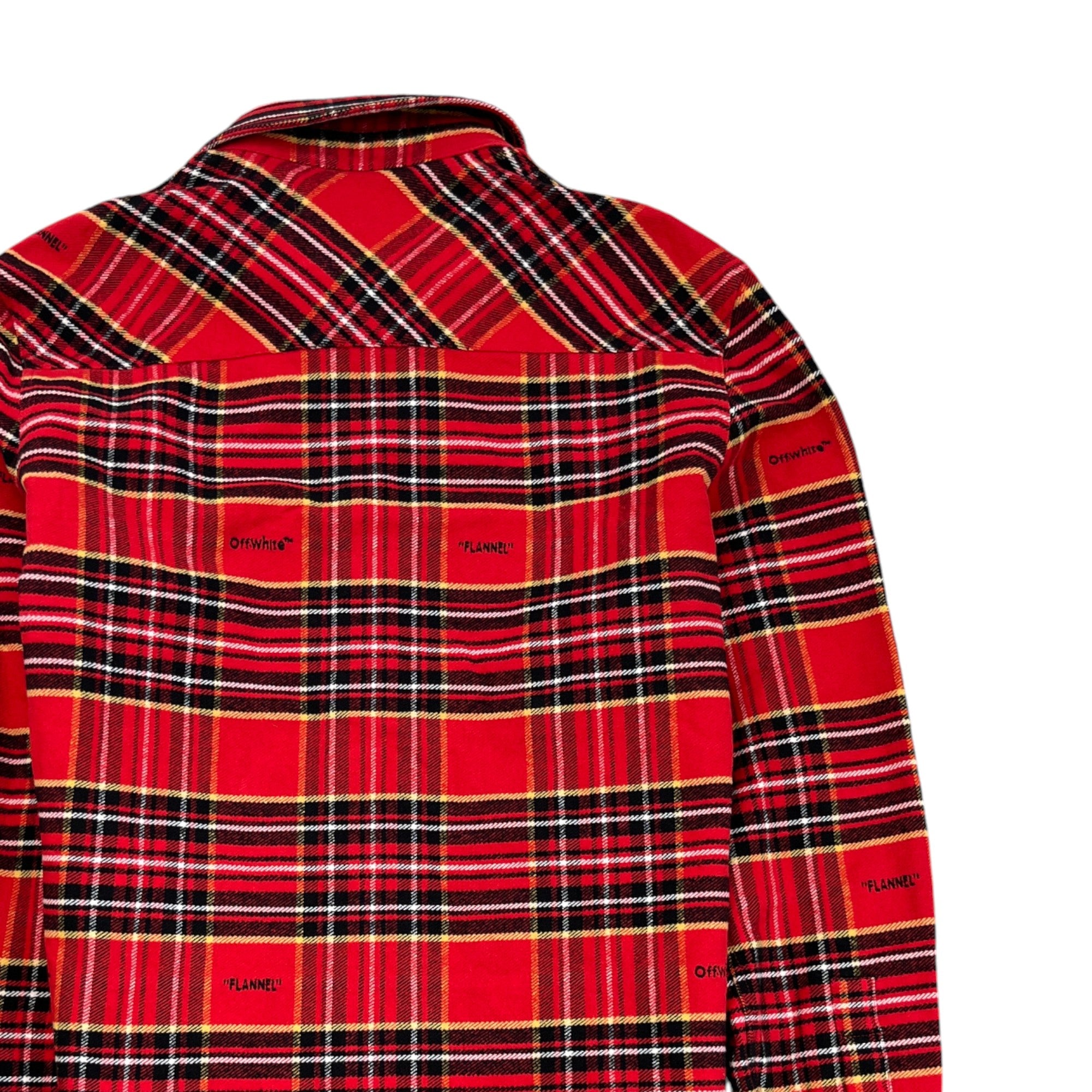 Men's Skate Tartan OverShirt Red Size M