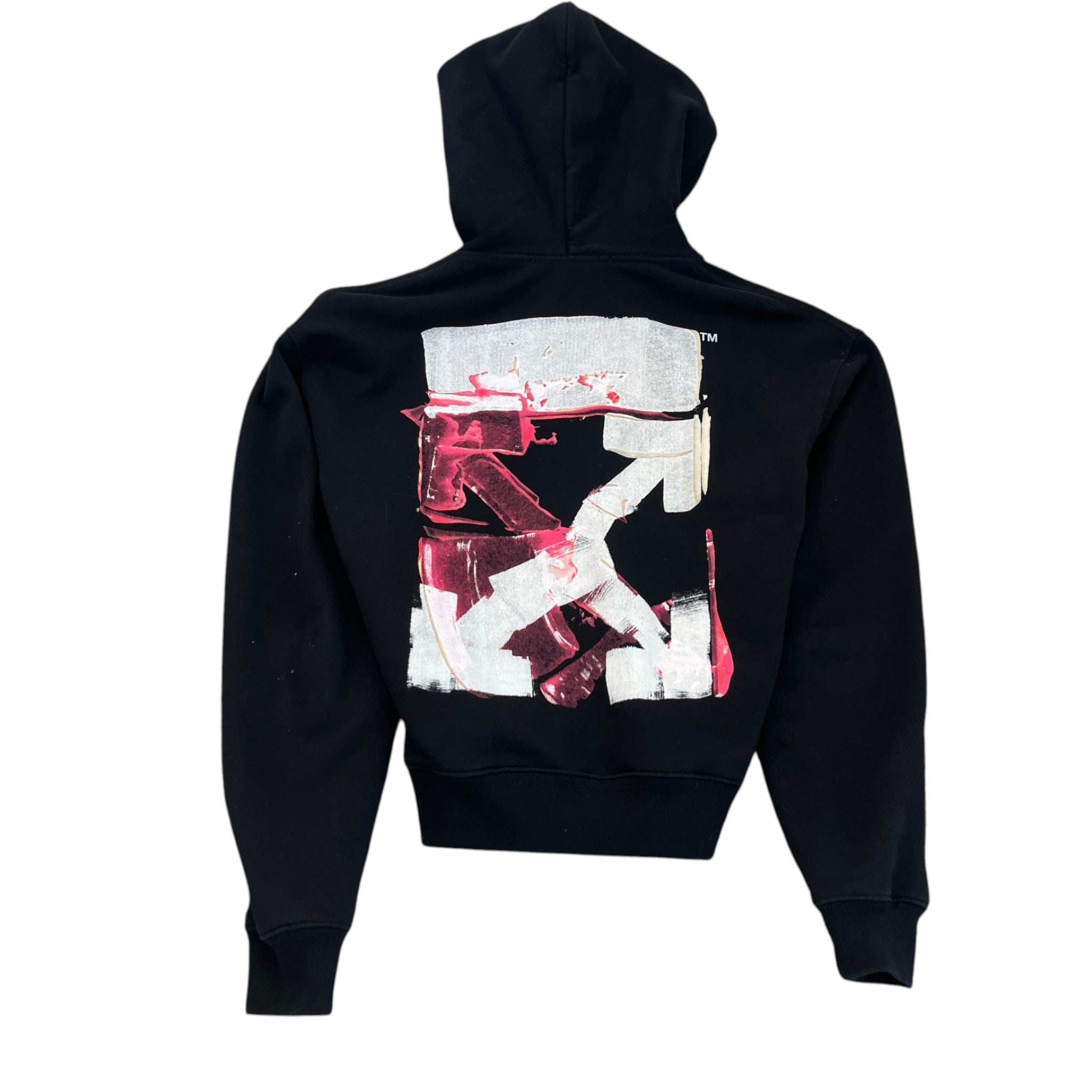 Men's Arrow Logo Hoodie Black Size S