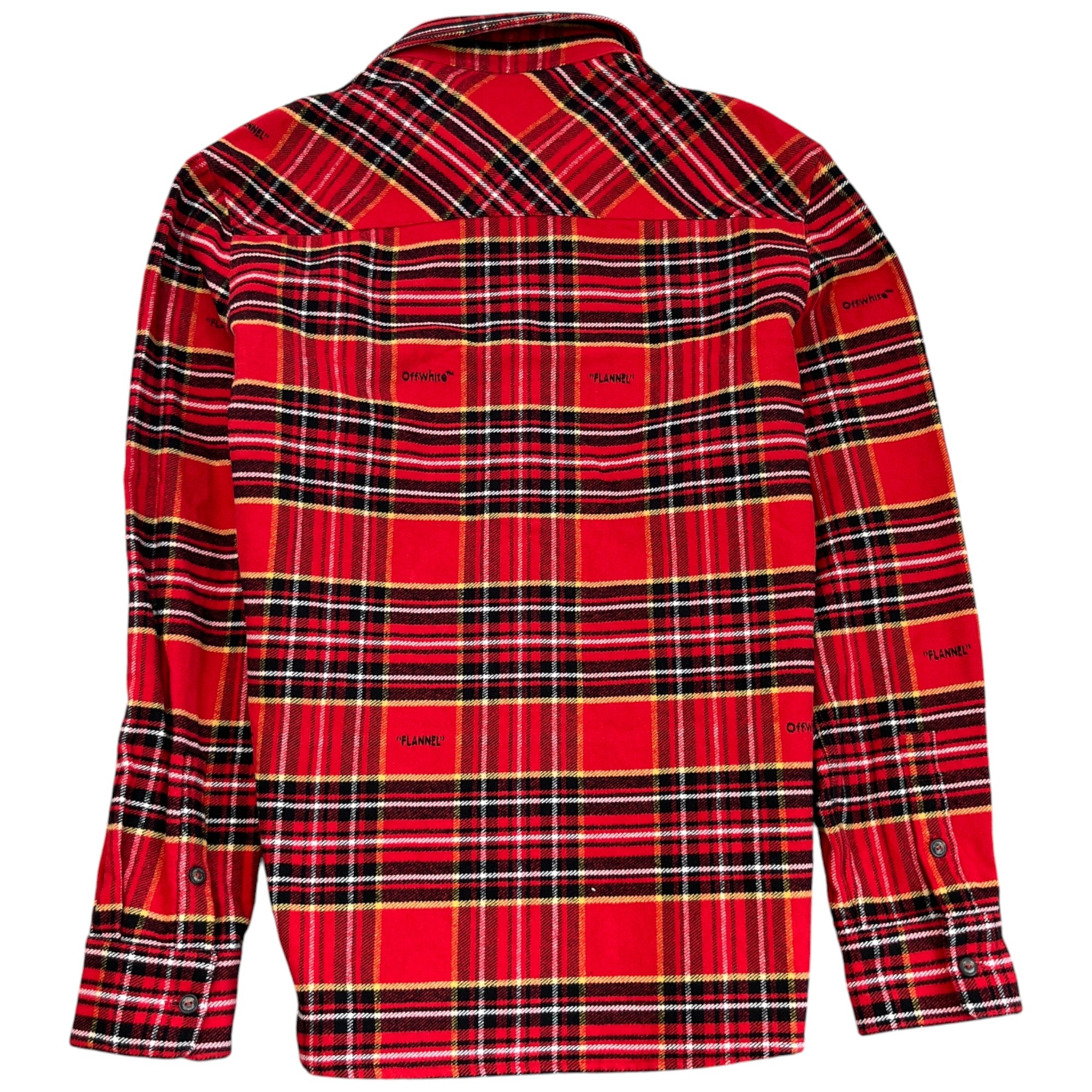 Men's Skate Tartan OverShirt Red Size M
