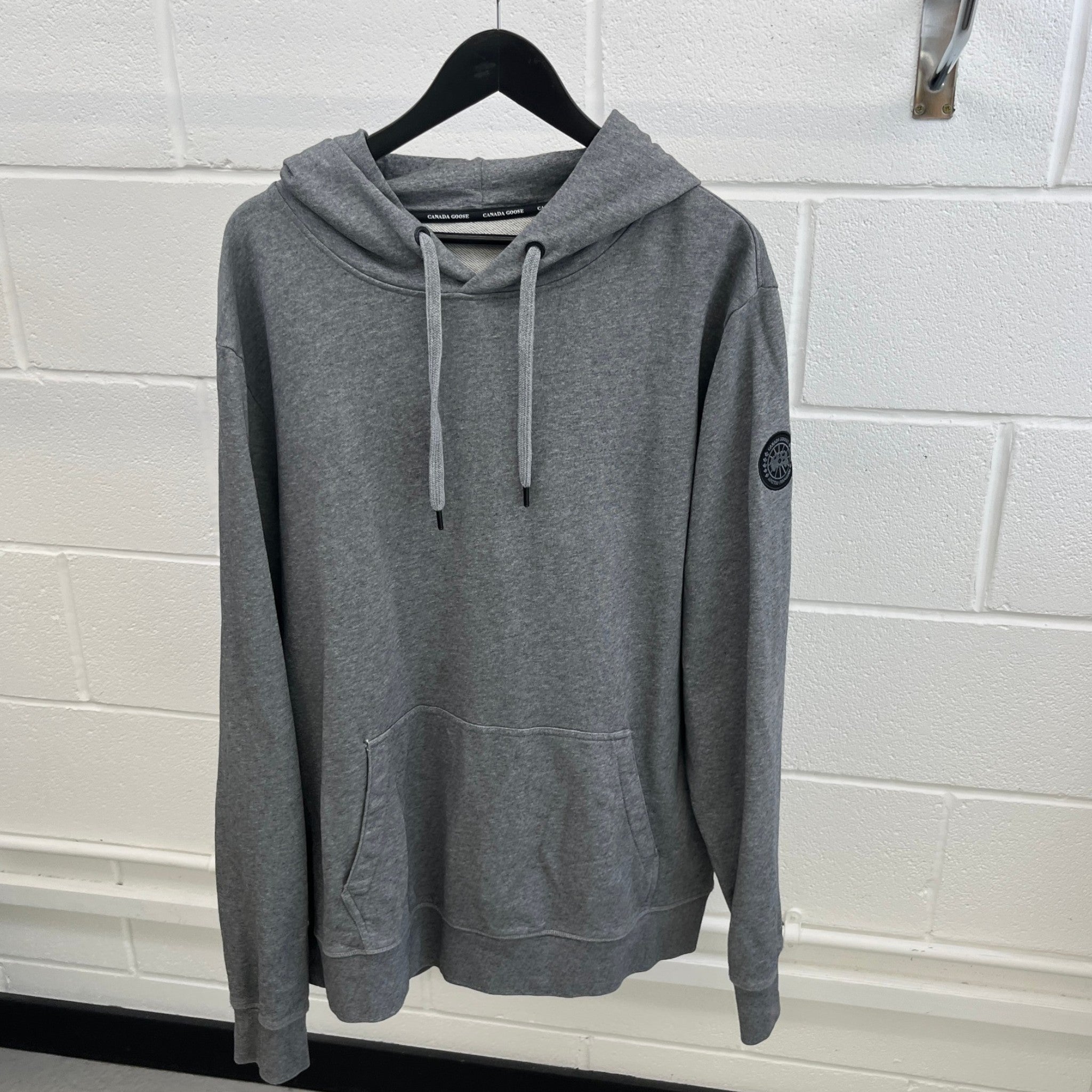 Men's Huron Hoodie Grey Size XL