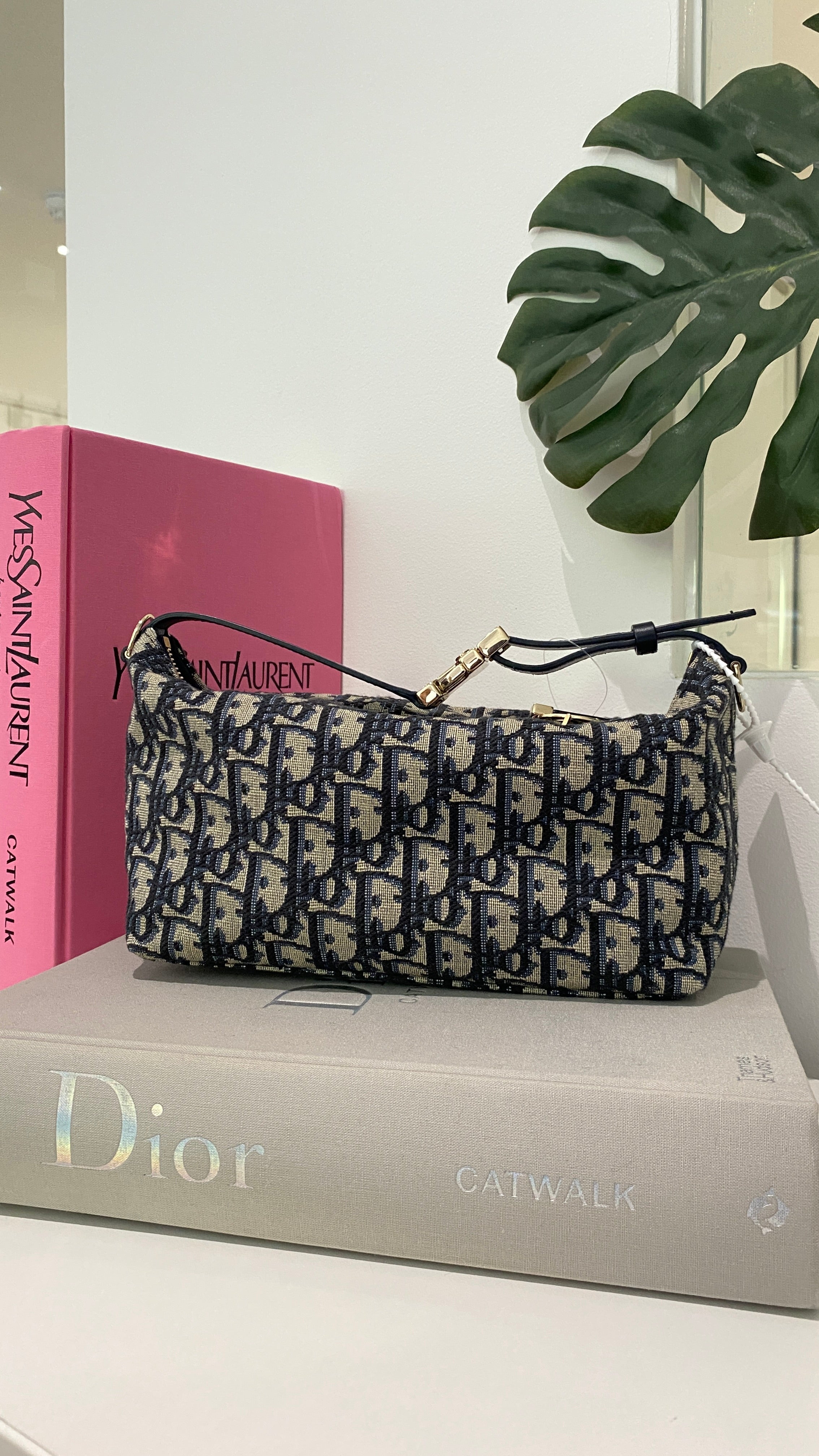 Women's Medium Diortravel Nomad Bag Navy