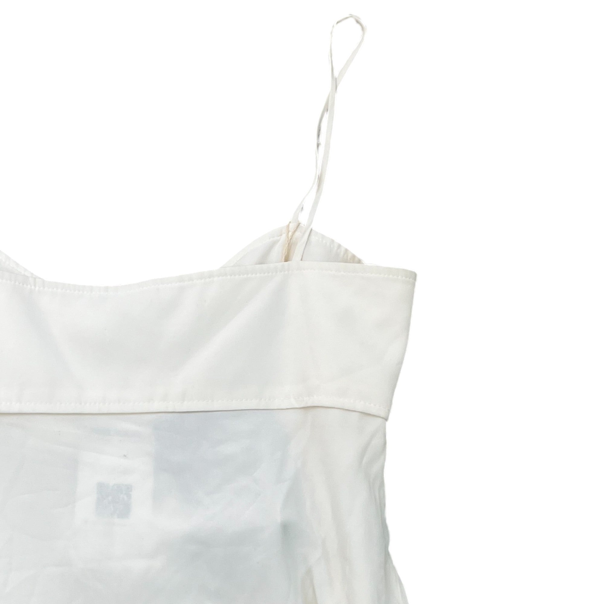 Women's Silk Slip Top White Size S