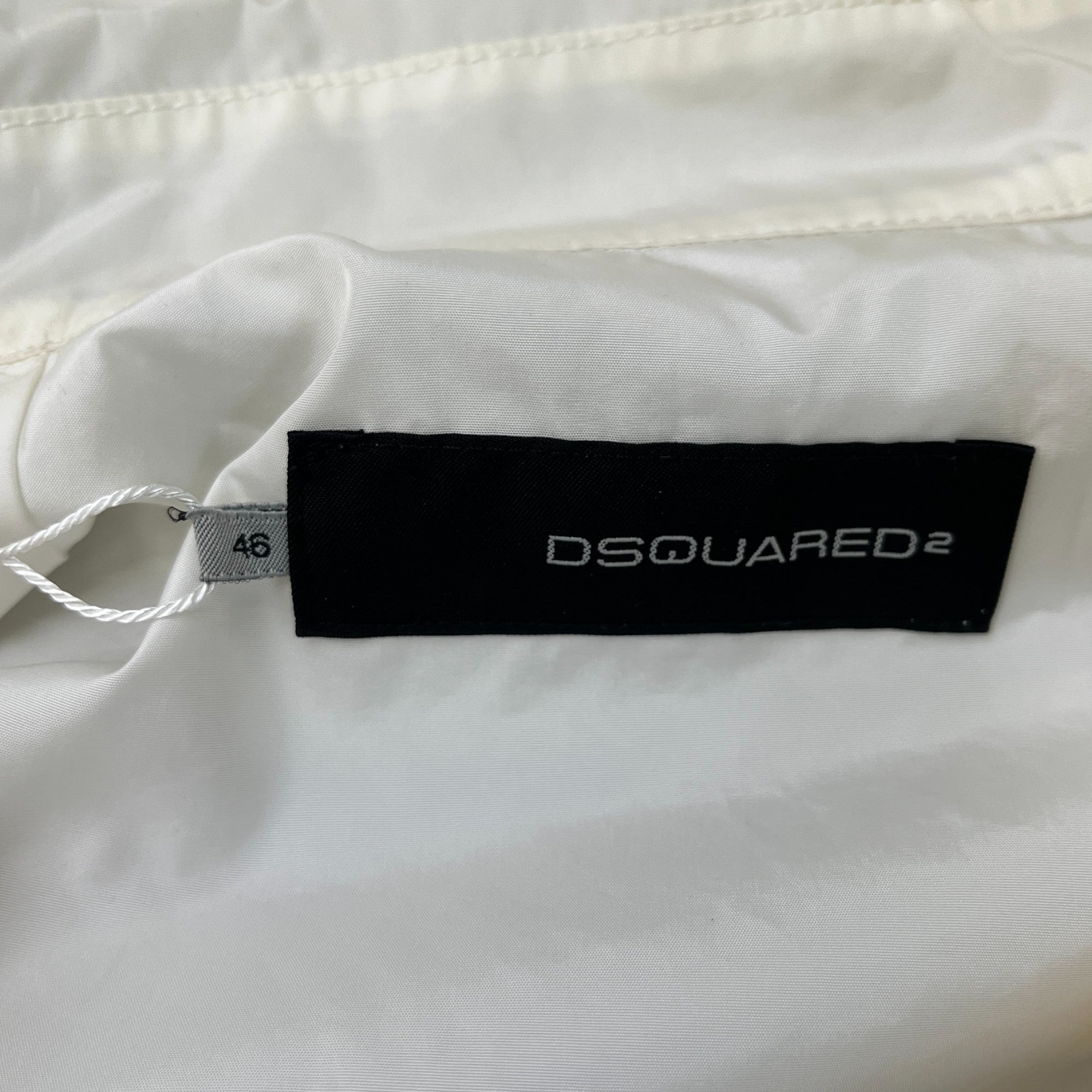 Men's Embroidered Logo Jacket White Size IT 46 / S