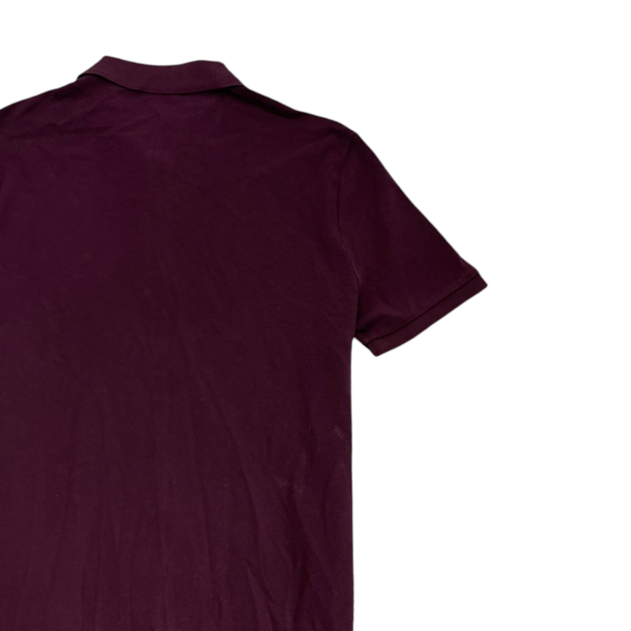 Men's Collar Logo Polo Shirt White Size L