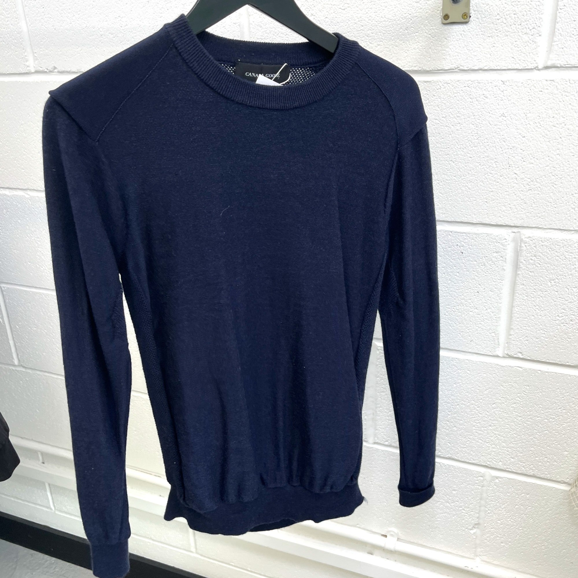 Men's Dartmouth Crew Neck Jumper Navy Size S