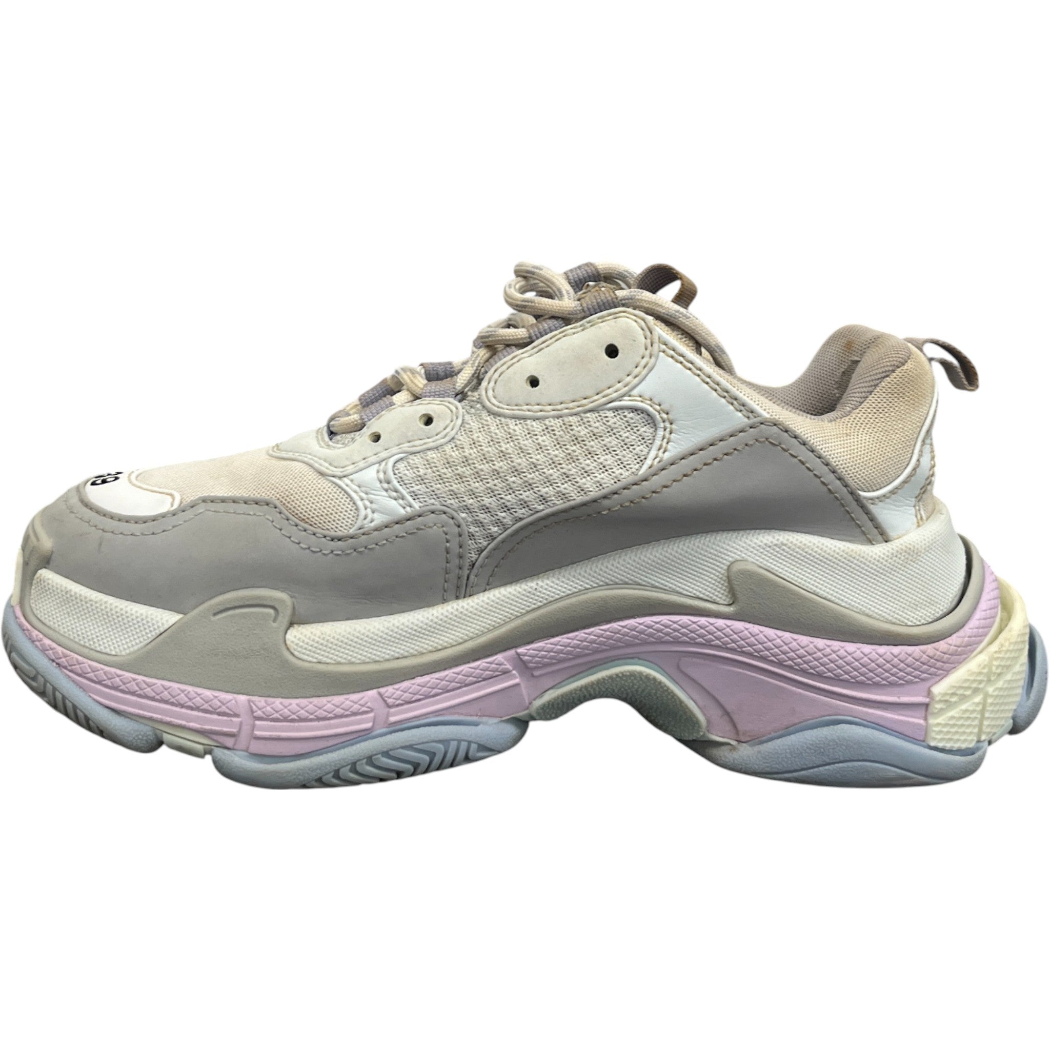 Women's Triple S Low Trainers Grey Size EU 39 / UK 6