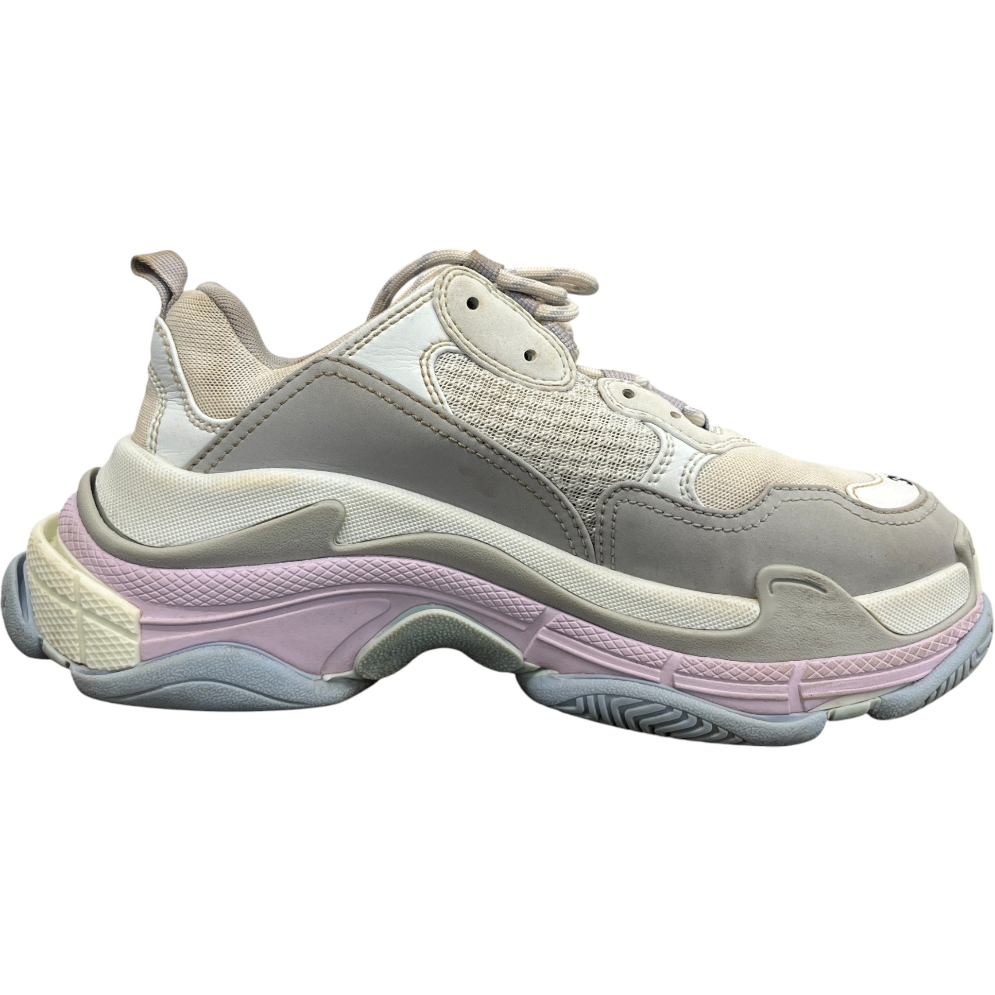 Women's Triple S Low Trainers Grey Size EU 39 / UK 6