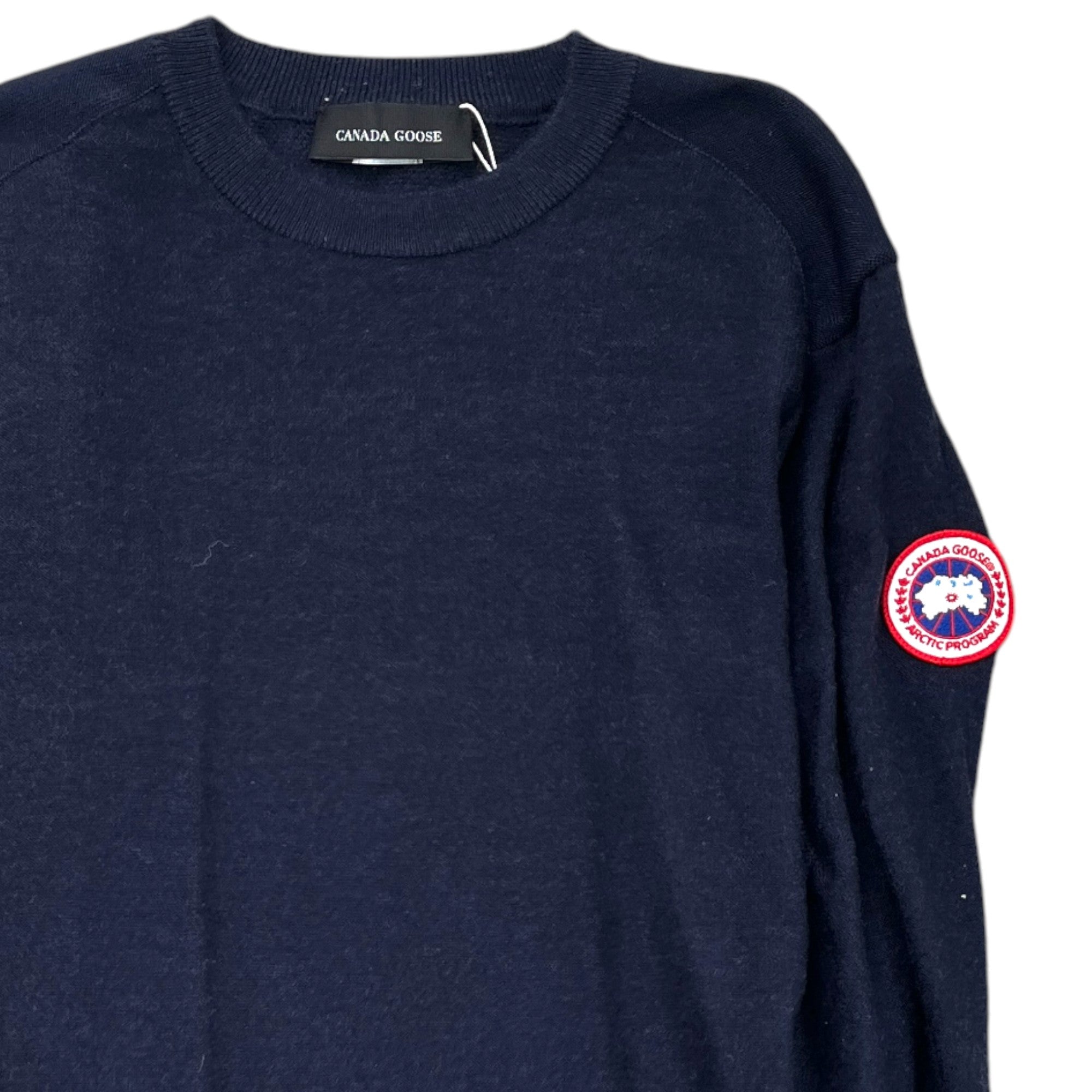 Men's Dartmouth Crew Neck Jumper Navy Size S