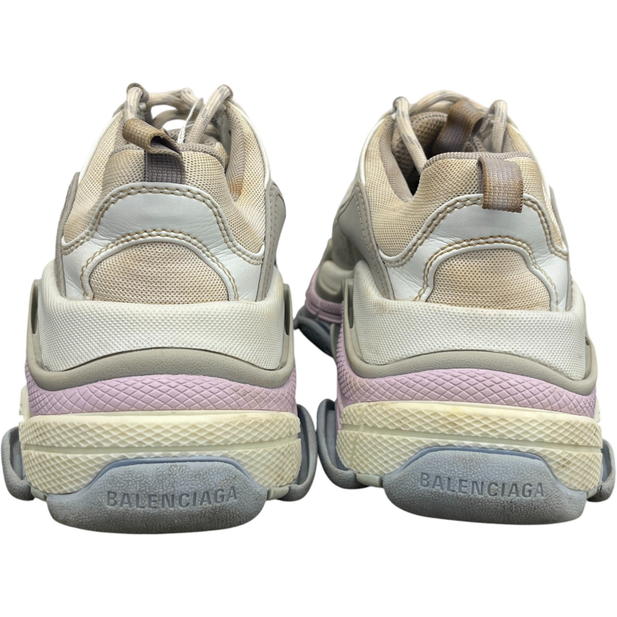 Women's Triple S Low Trainers Grey Size EU 39 / UK 6