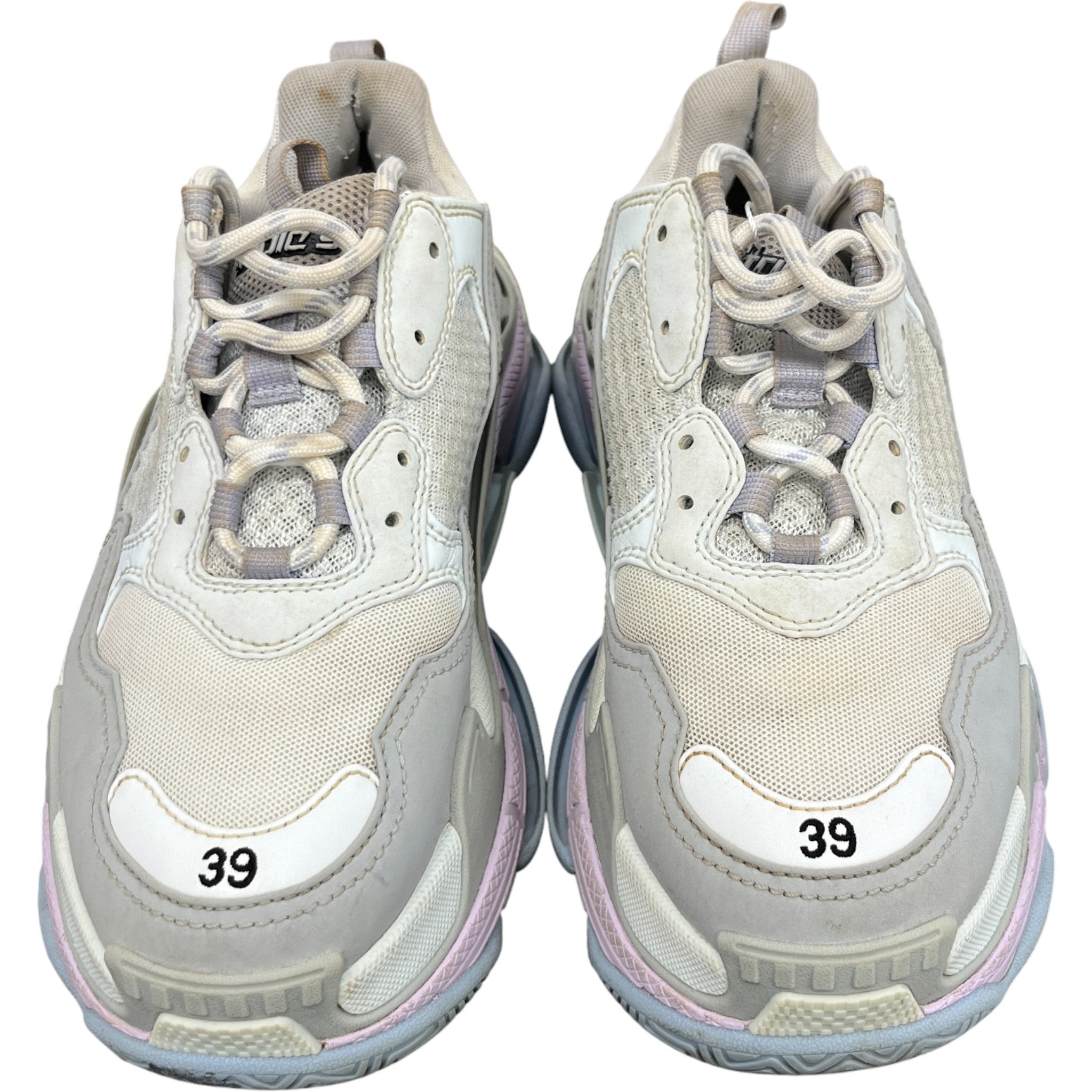 Women's Triple S Low Trainers Grey Size EU 39 / UK 6
