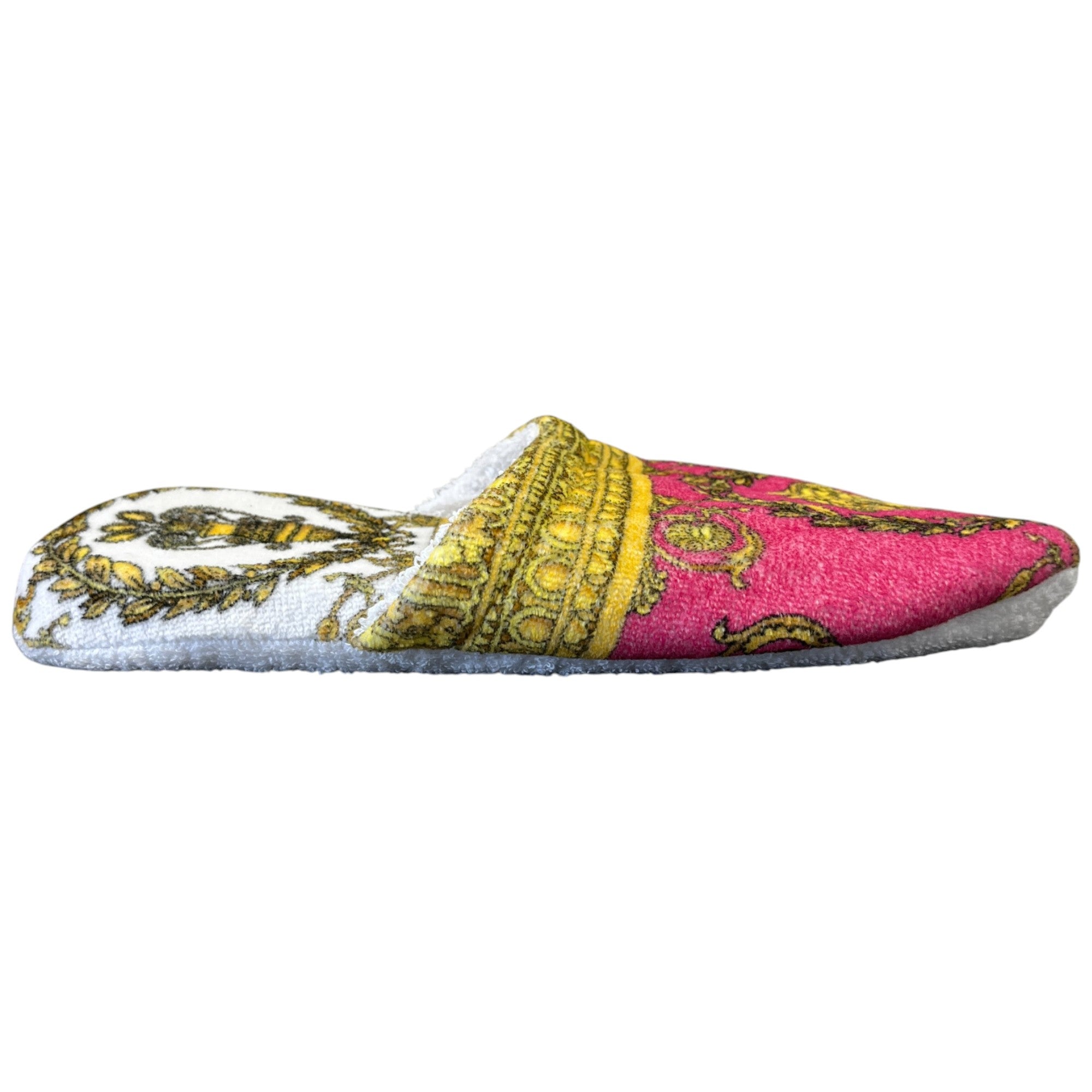 Women's Medusa Renaissance Print Slippers Pink Size EU 40 / UK 7
