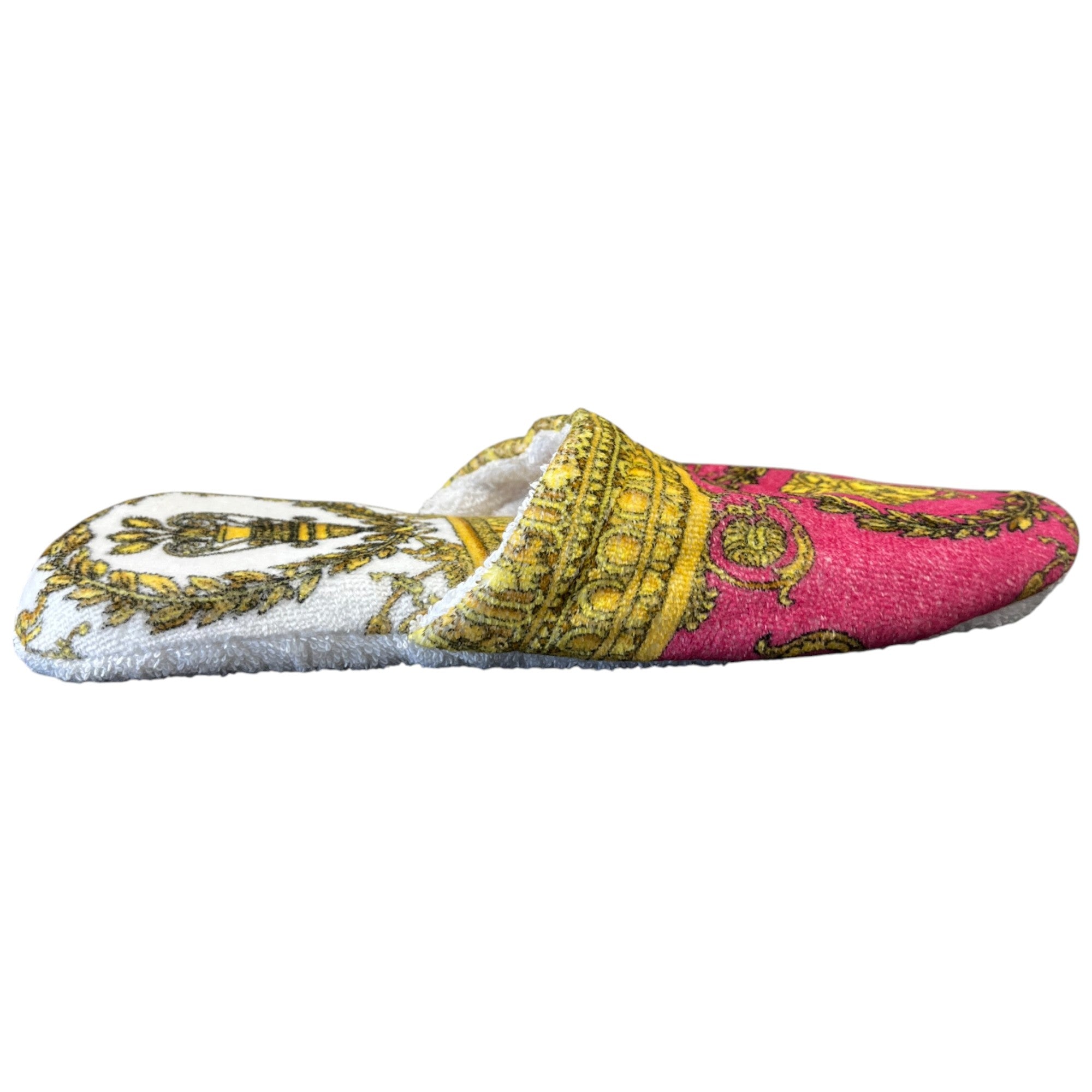 Women's Medusa Renaissance Print Slippers Pink Size EU 40 / UK 7