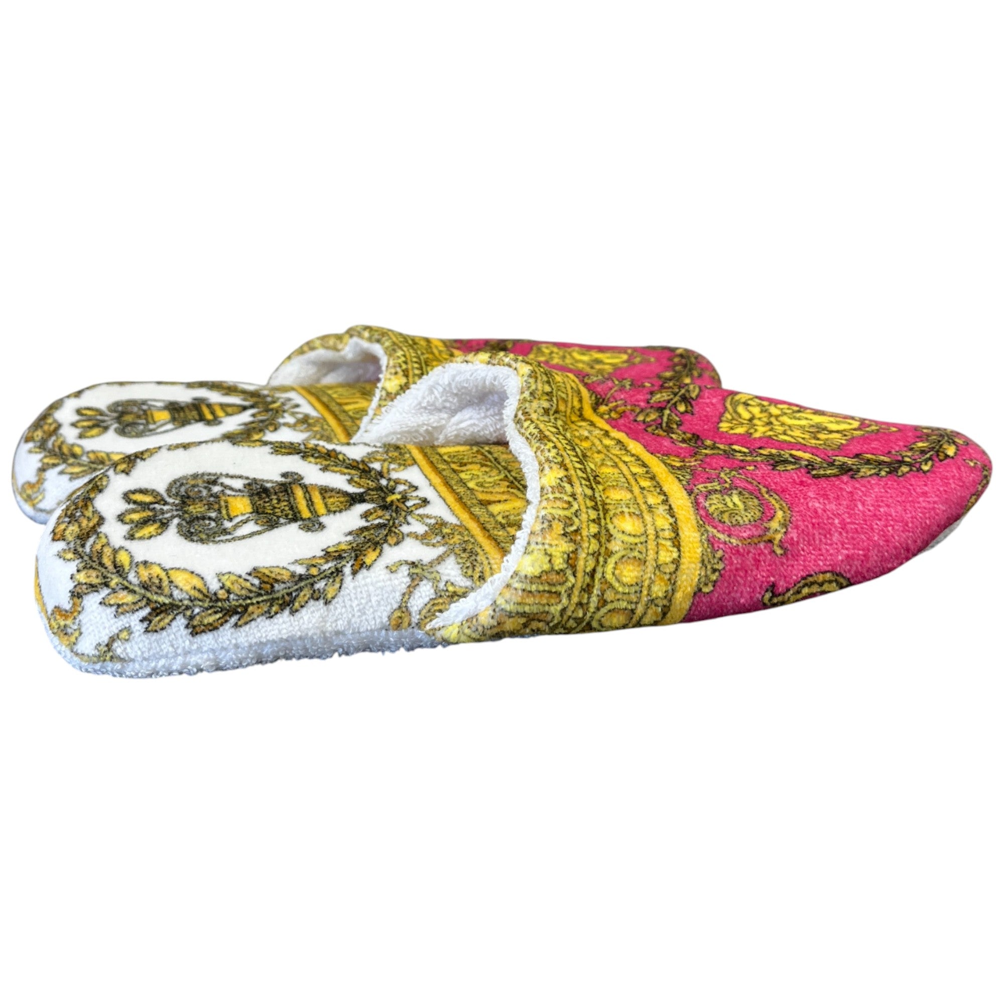 Women's Medusa Renaissance Print Slippers Pink Size EU 40 / UK 7