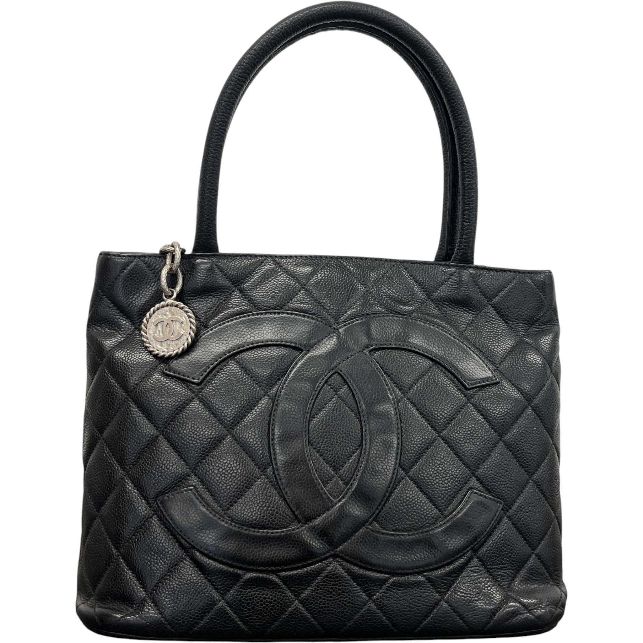 Women's Medallion Tote Bag Black