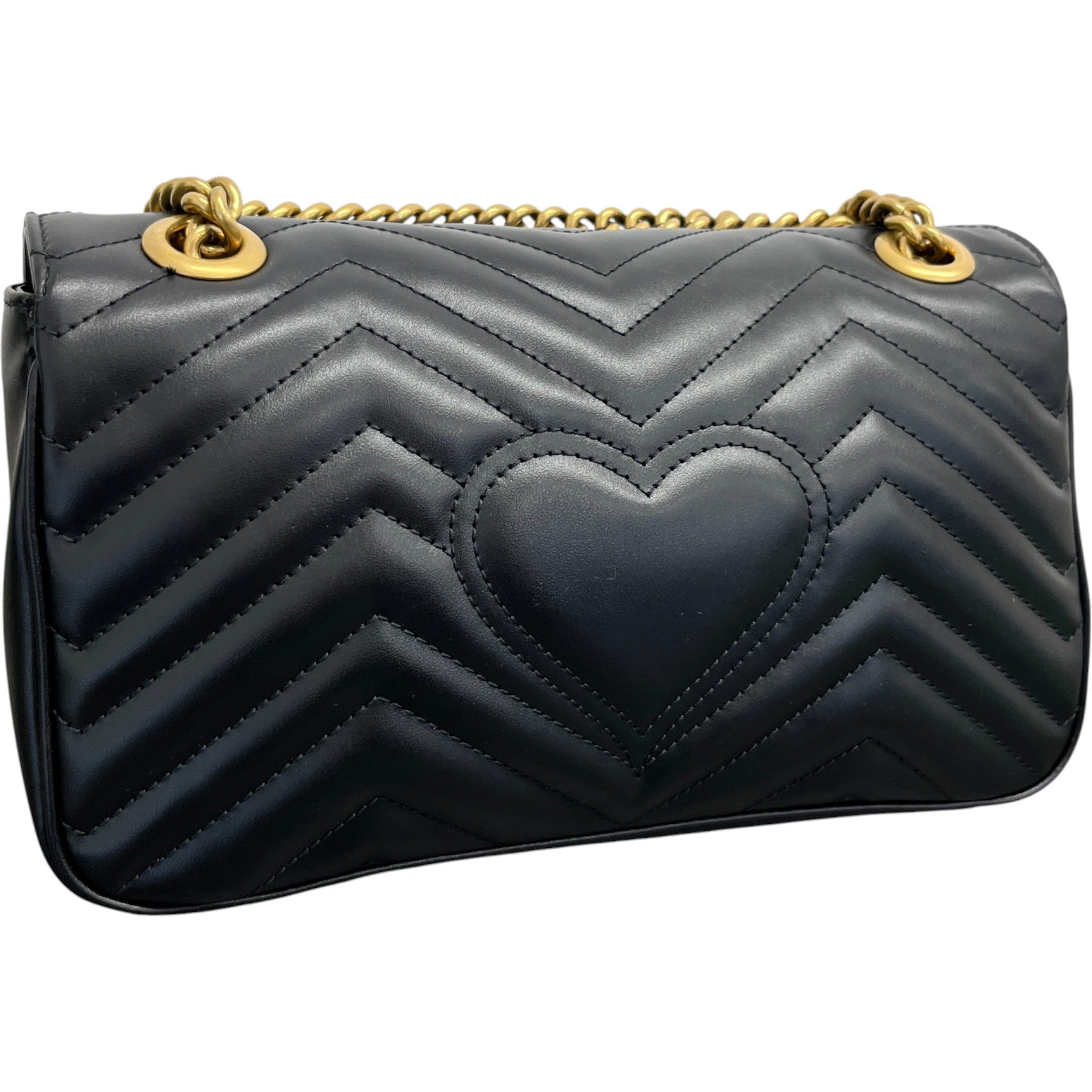 Women's Gg Marmont Matelasse Handbag Black