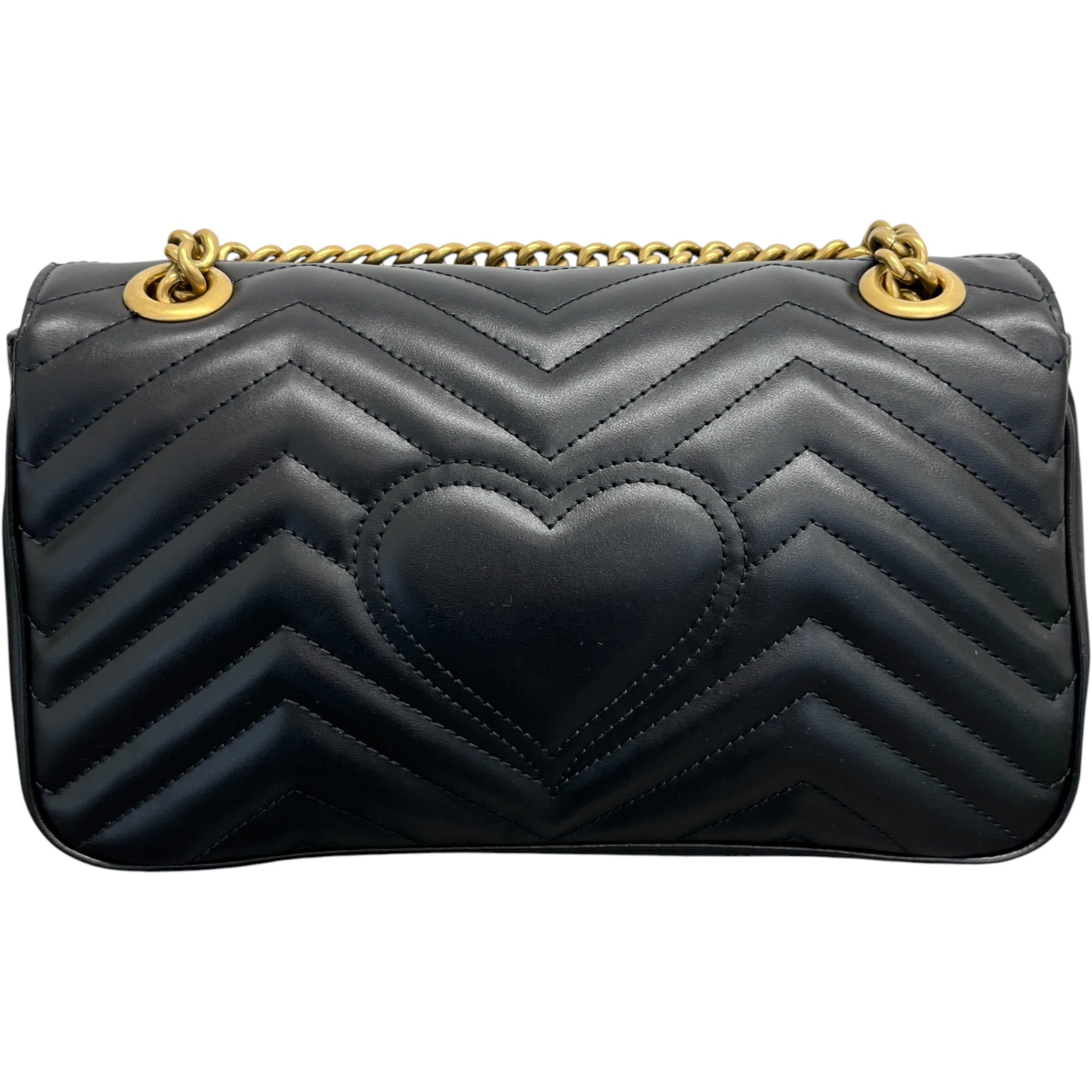 Women's Gg Marmont Matelasse Handbag Black