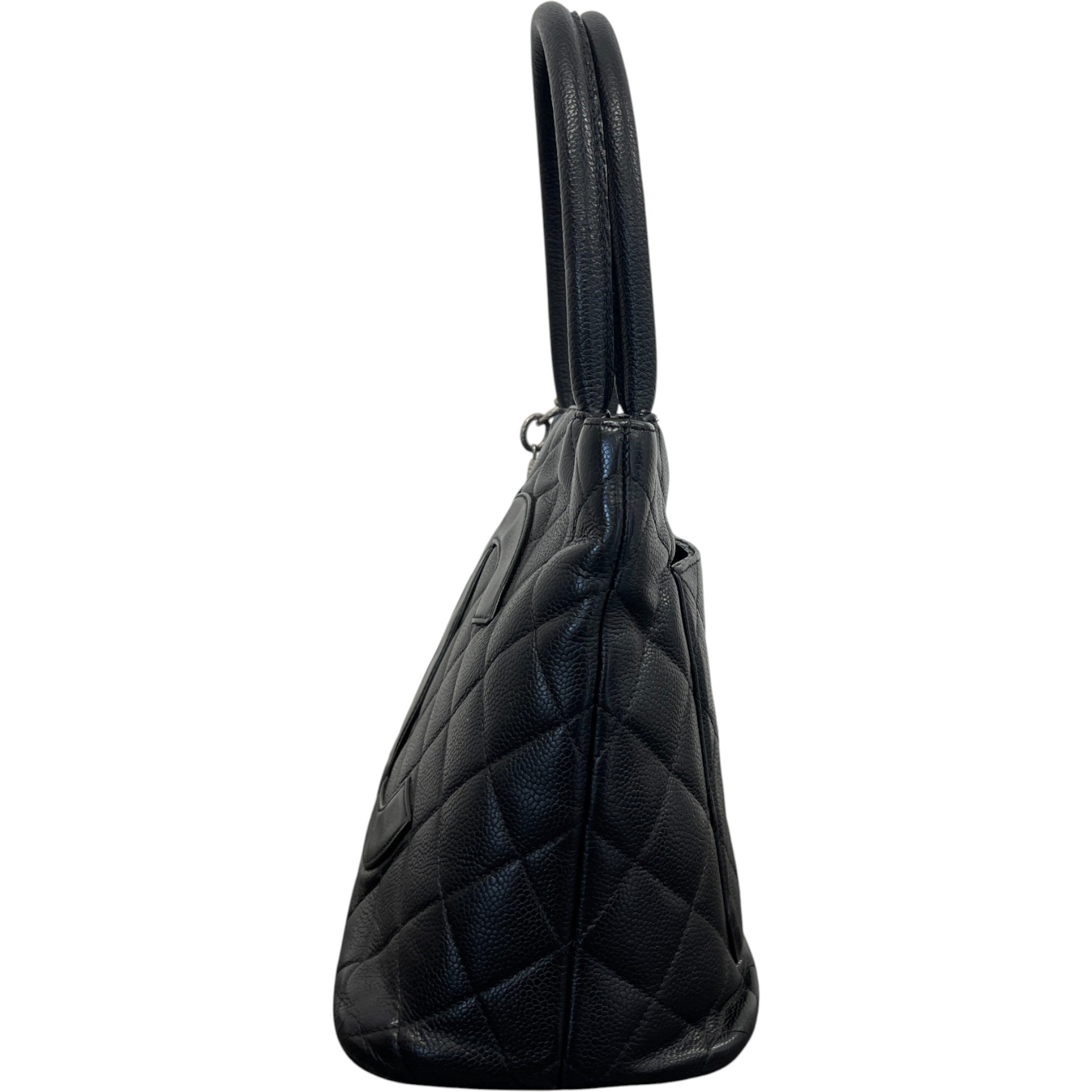 Women's Medallion Tote Bag Black