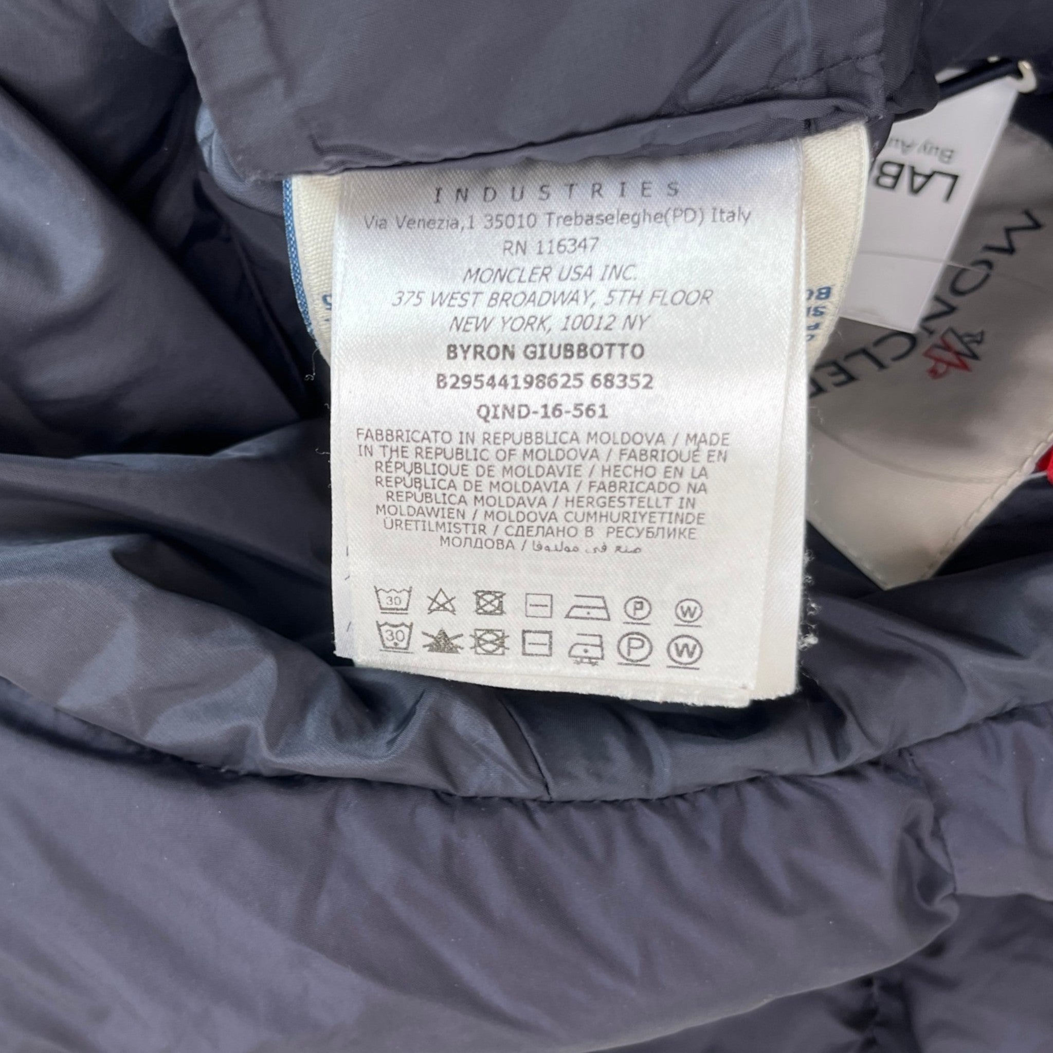 Men's Boys Age 4 Byron Down Jacket Navy Size XXS