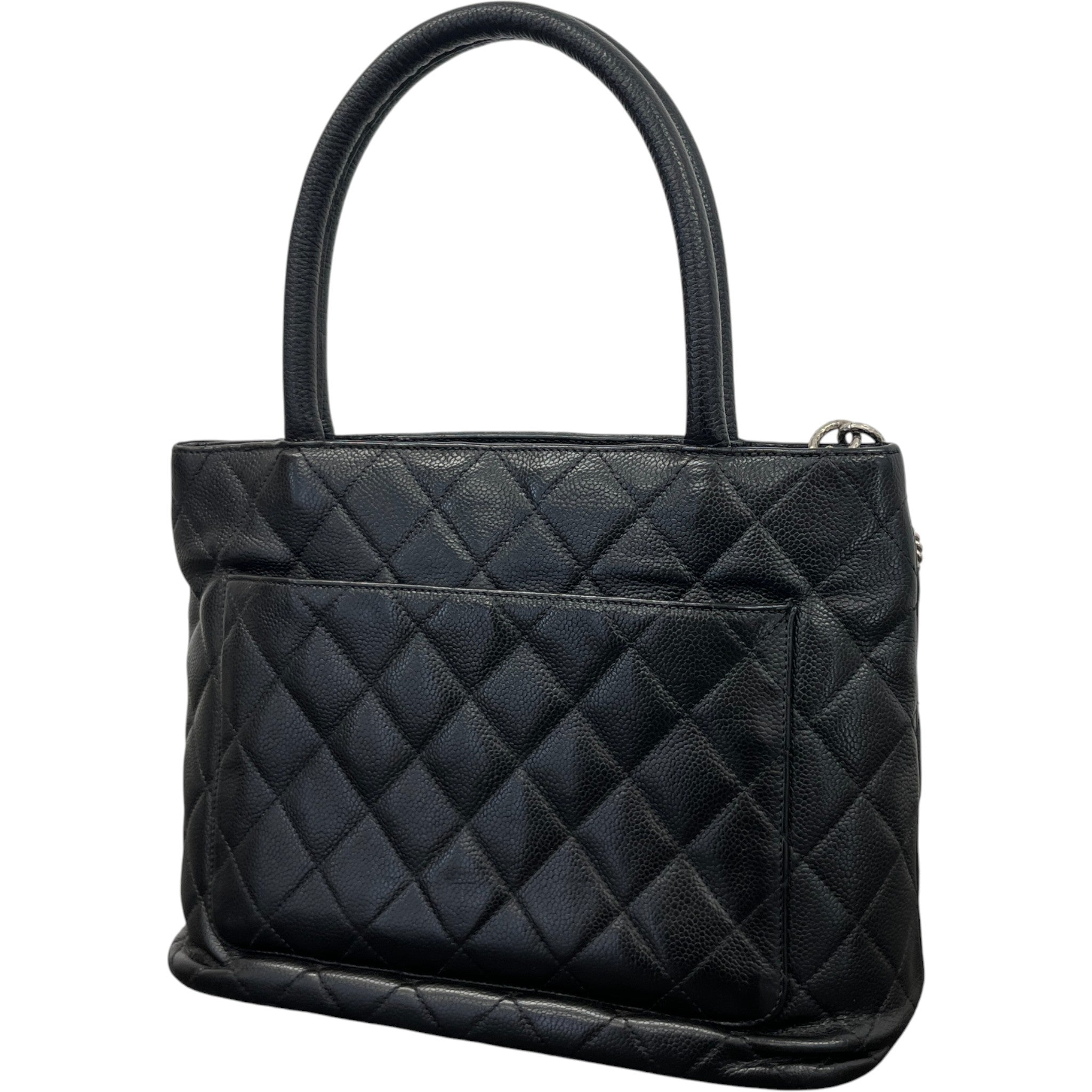 Women's Medallion Tote Bag Black