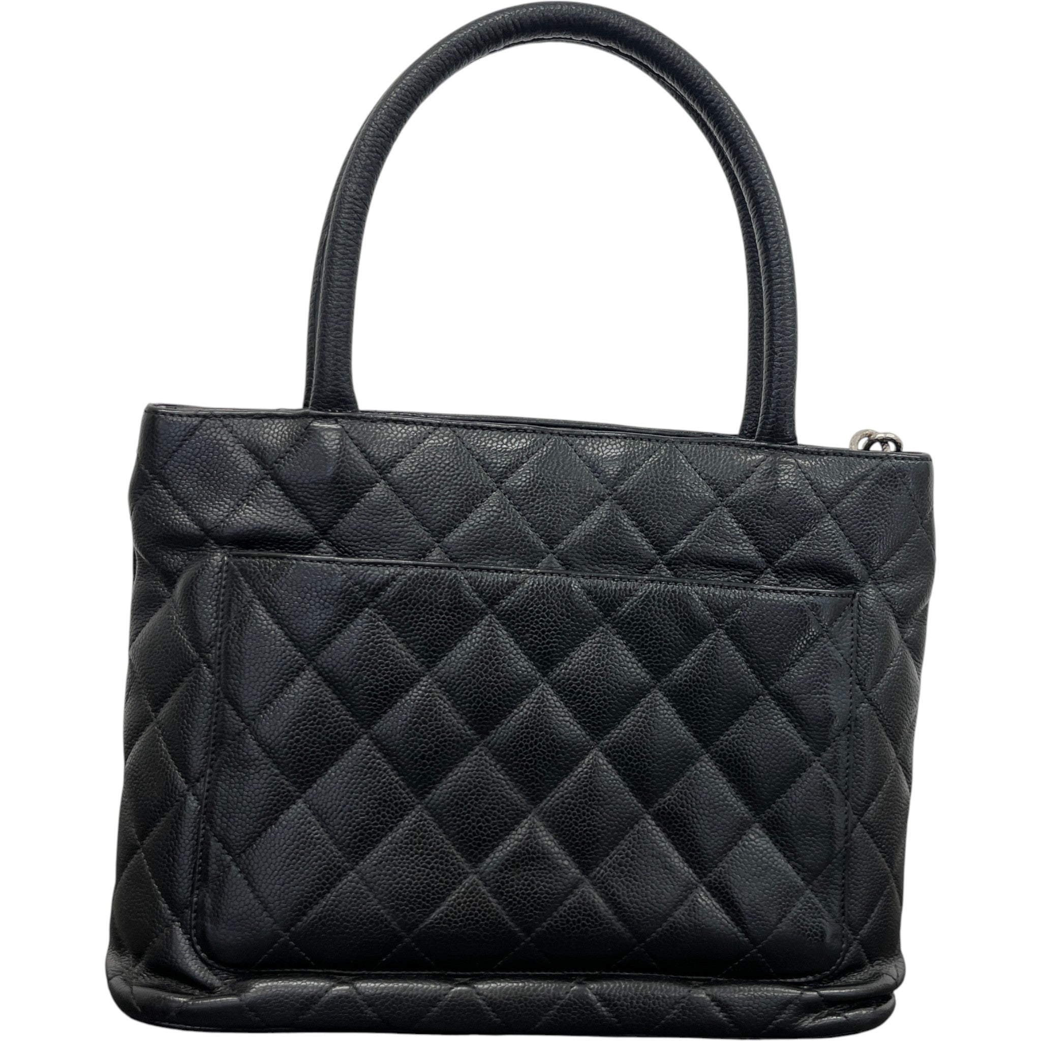 Women's Medallion Tote Bag Black
