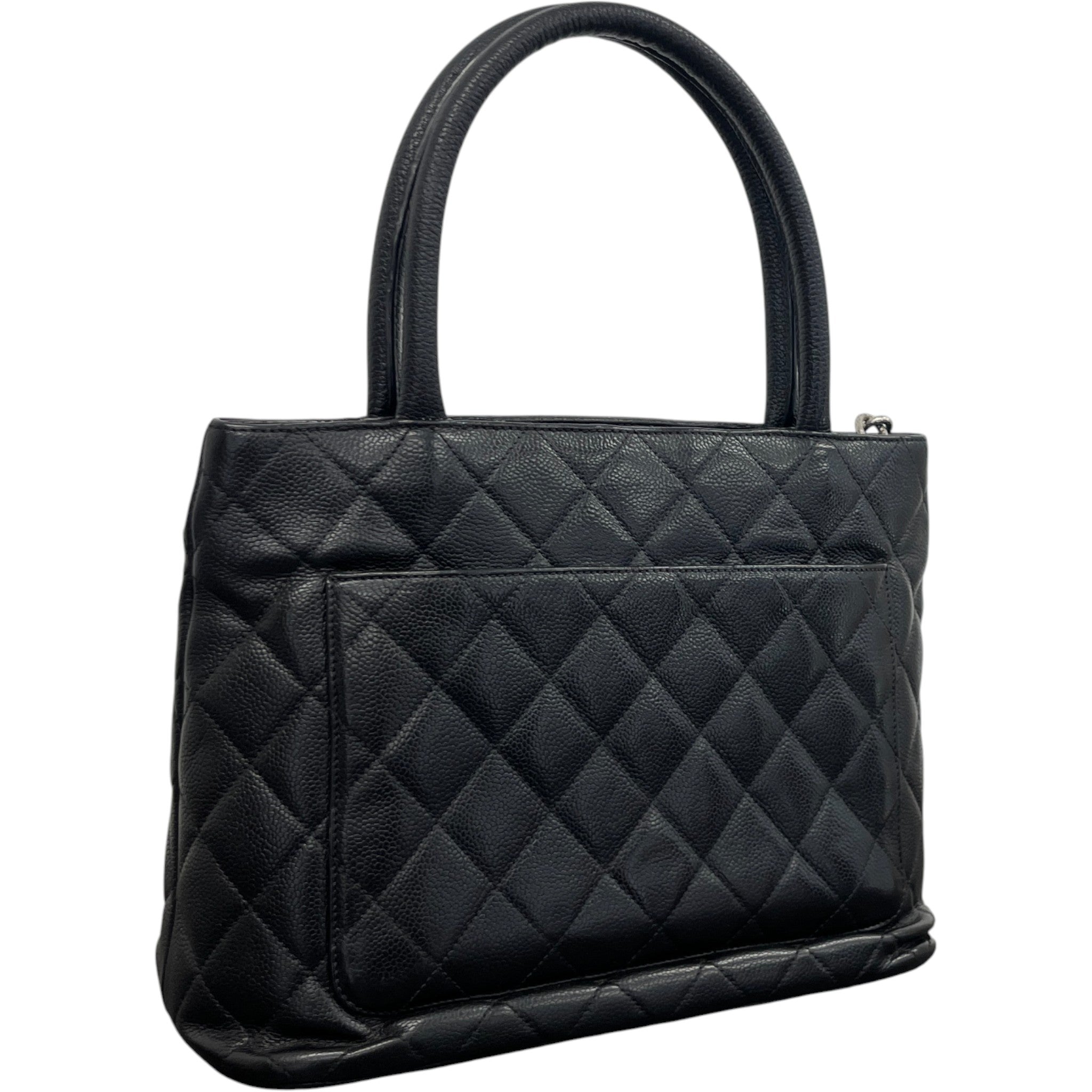 Women's Medallion Tote Bag Black