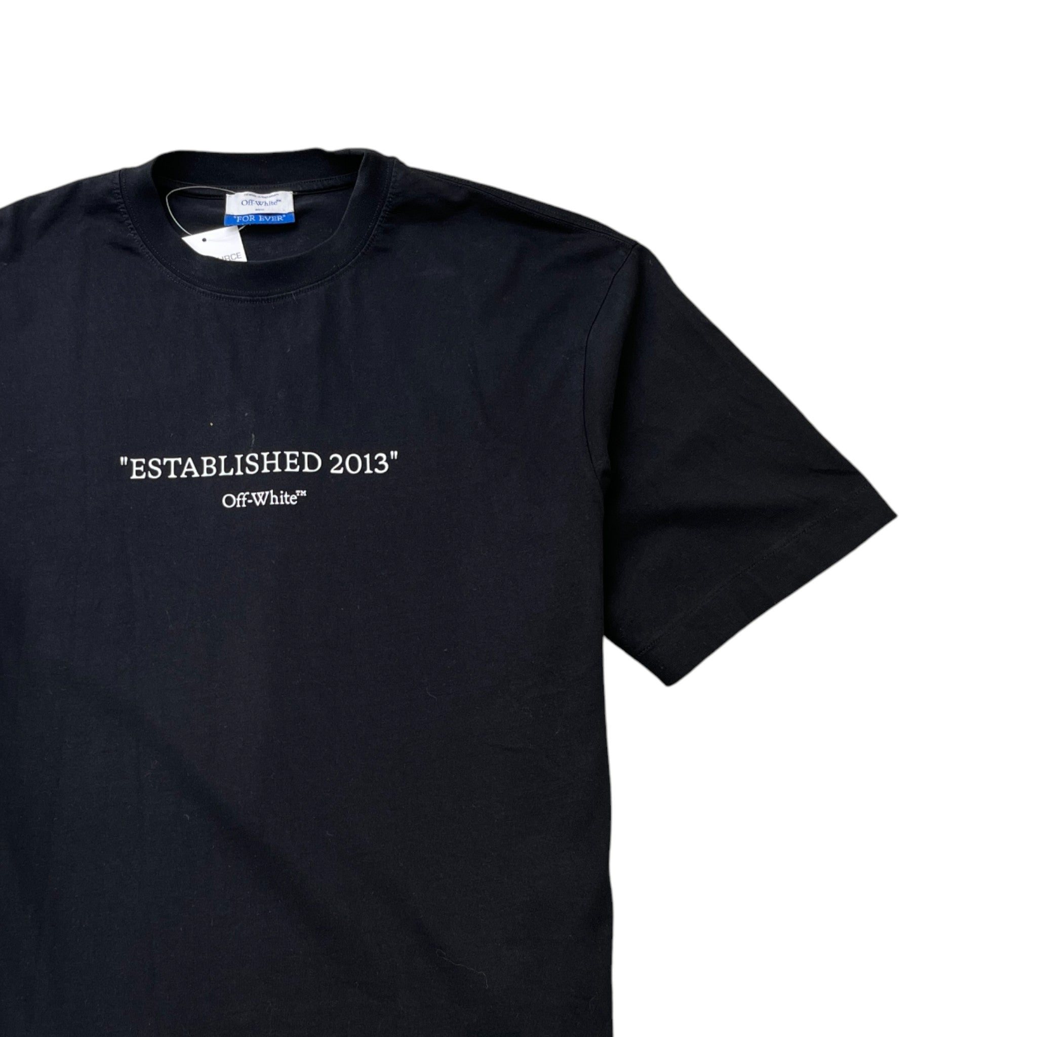 Men's Logo Print T-Shirt Black Size M