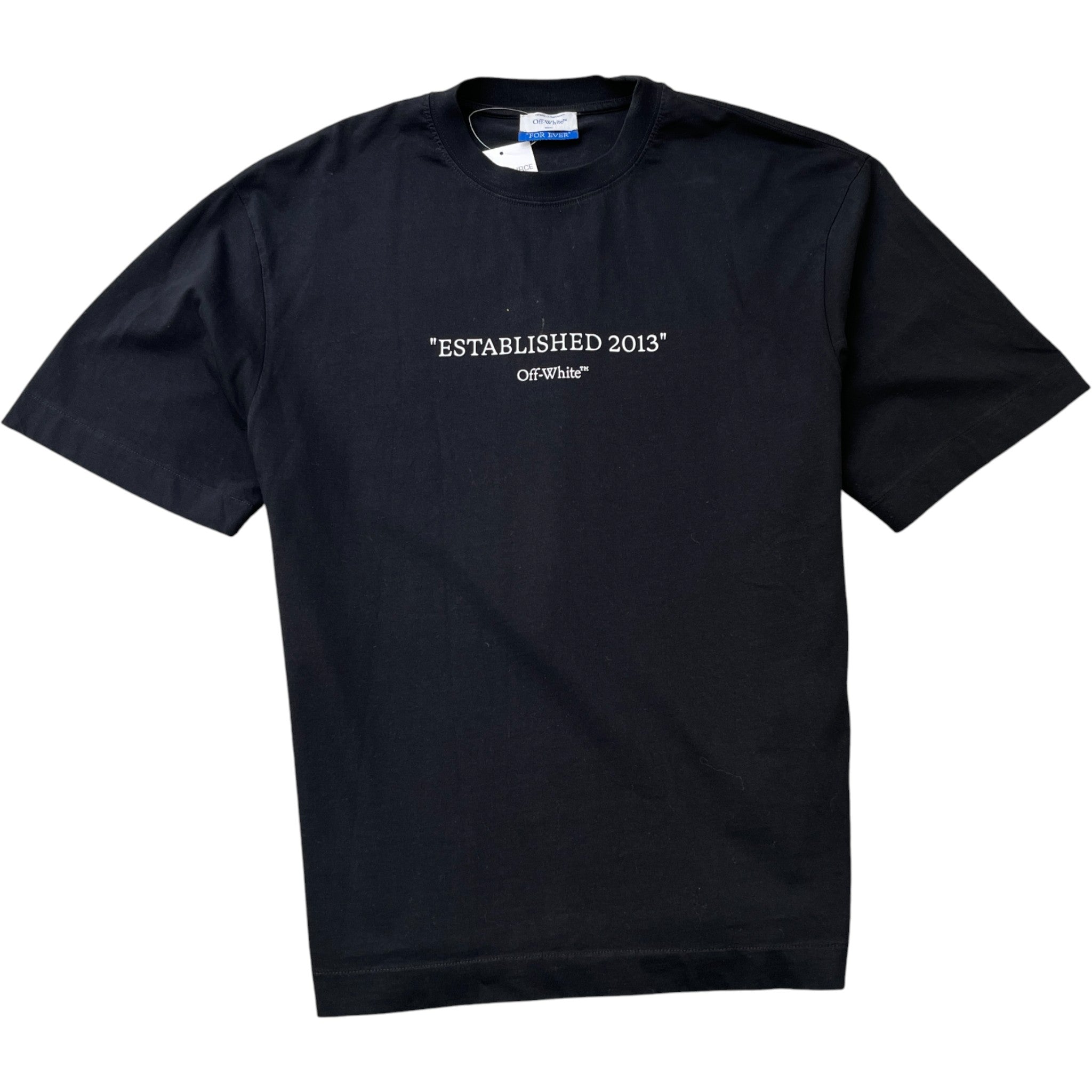 Men's Logo Print T-Shirt Black Size M