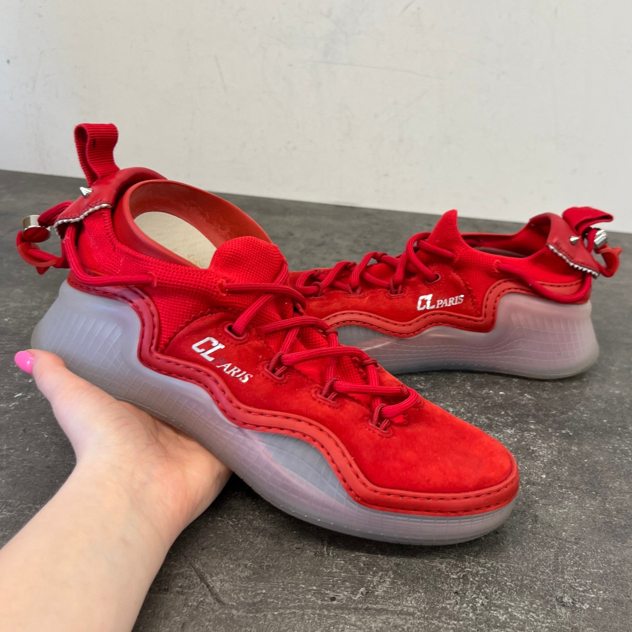 Men's Arpoador Low Trainers Red Size EU 41 / UK 7