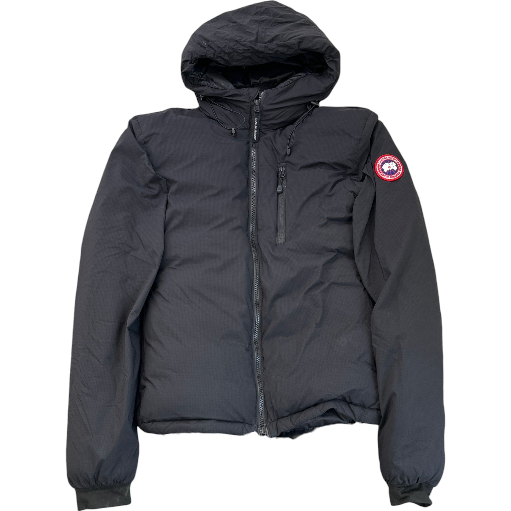 Men's Lodge Hoody Down Jacket Black Size S