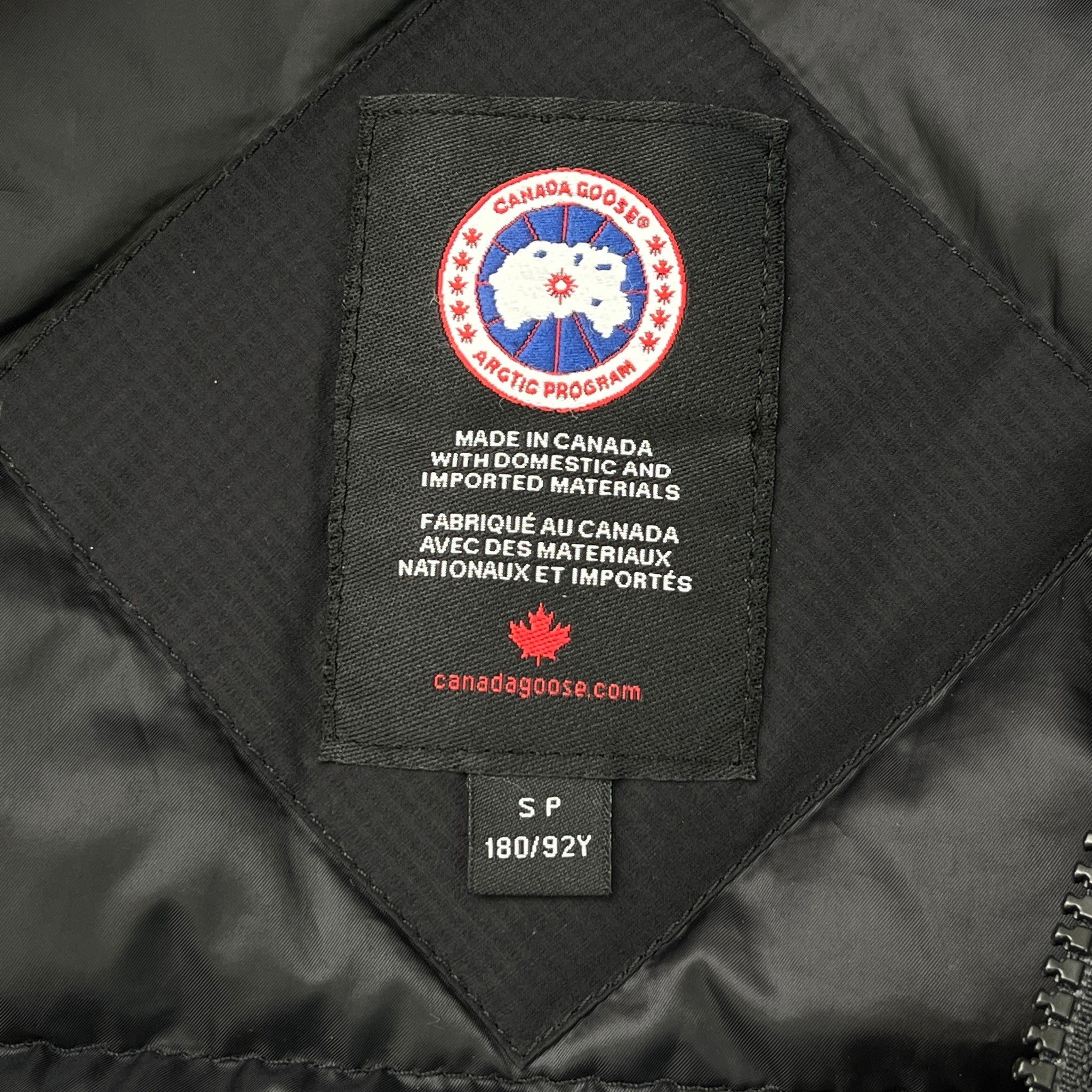Men's Lodge Hoody Down Jacket Black Size S